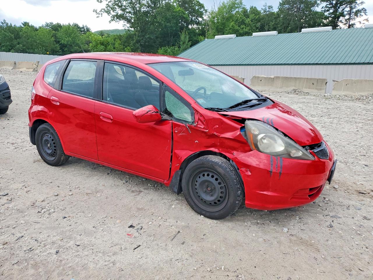 2013 Honda Fit Red vin: JHMGE8H31DC007779