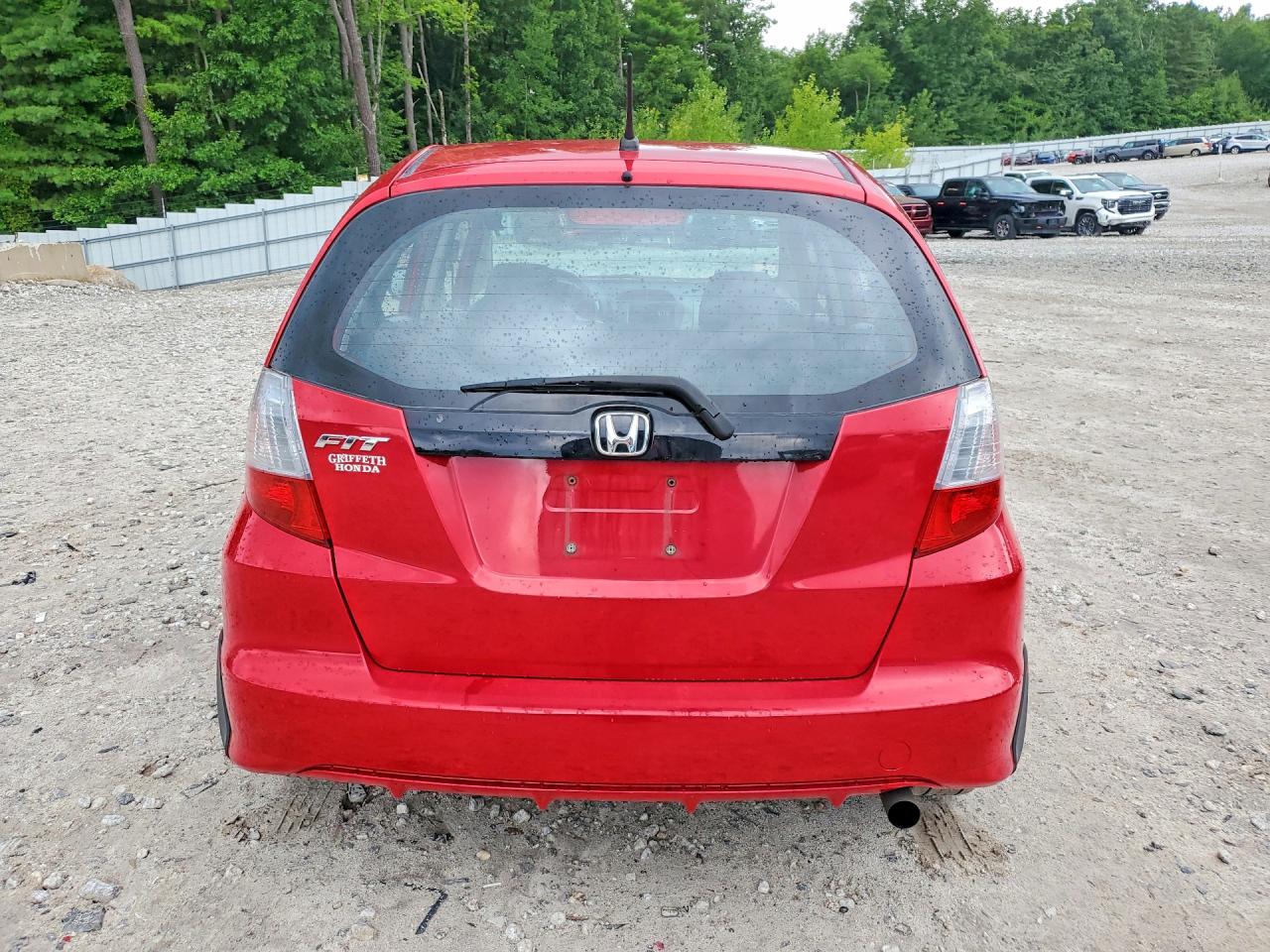 2013 Honda Fit Red vin: JHMGE8H31DC007779