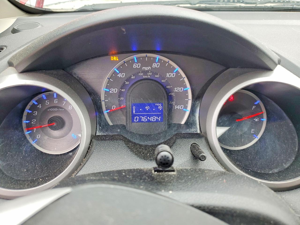 2013 Honda Fit Red vin: JHMGE8H31DC007779
