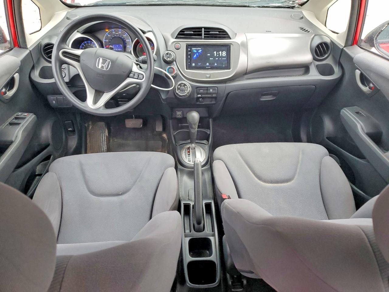 2013 Honda Fit Red vin: JHMGE8H31DC007779