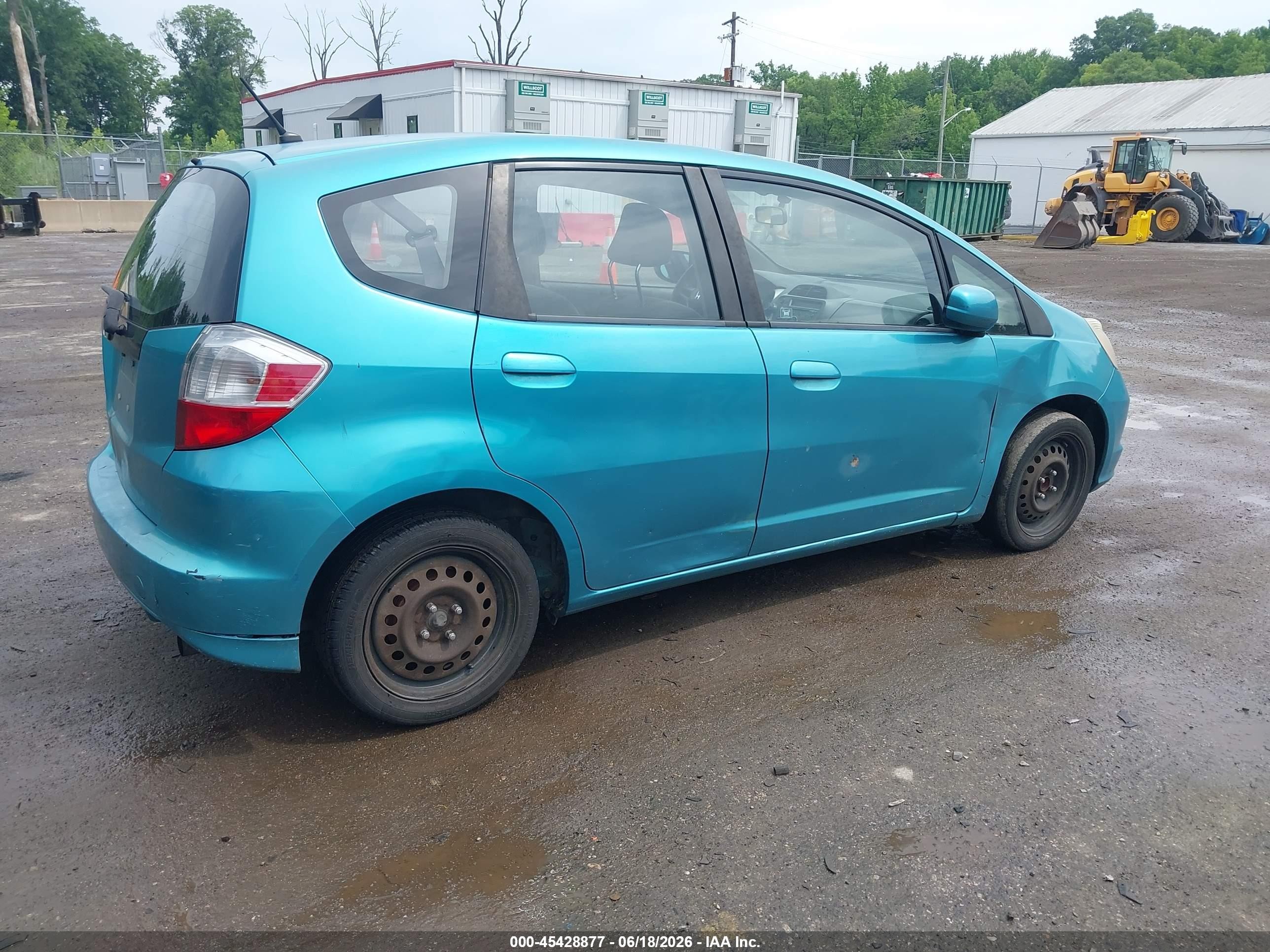 2013 Honda Fit   Blue vin: JHMGE8H31DC061793