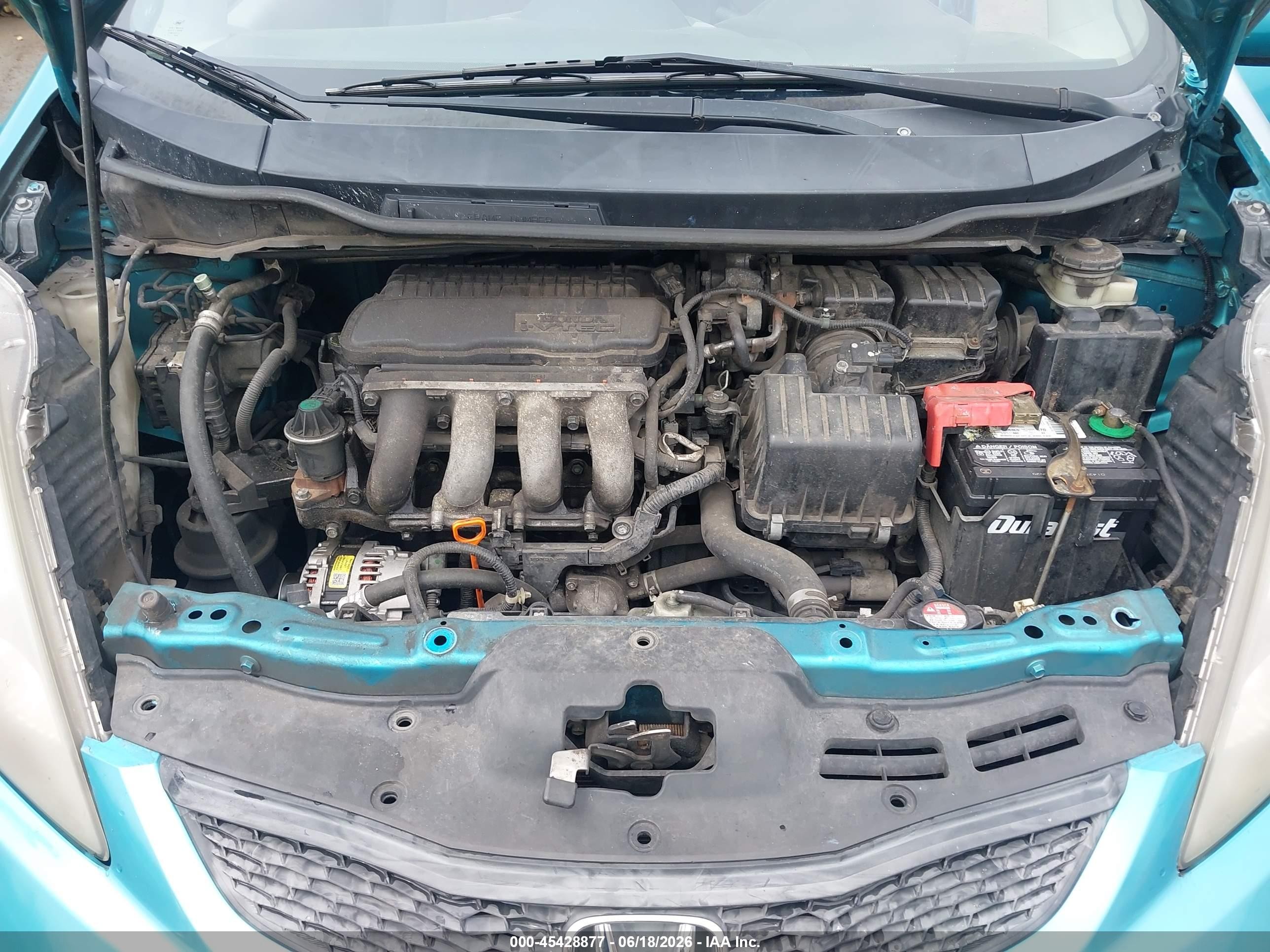 2013 Honda Fit   Blue vin: JHMGE8H31DC061793