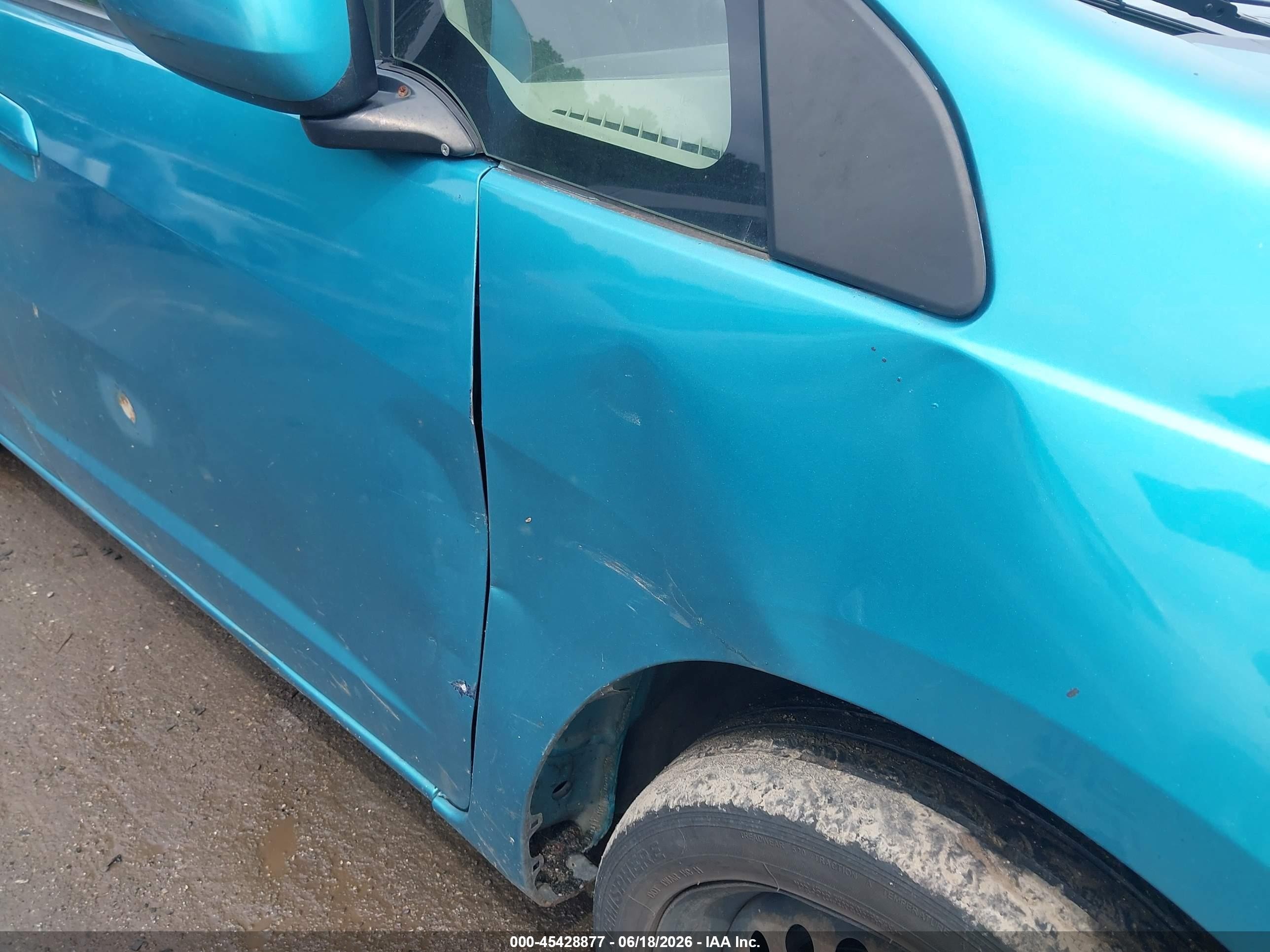 2013 Honda Fit   Blue vin: JHMGE8H31DC061793