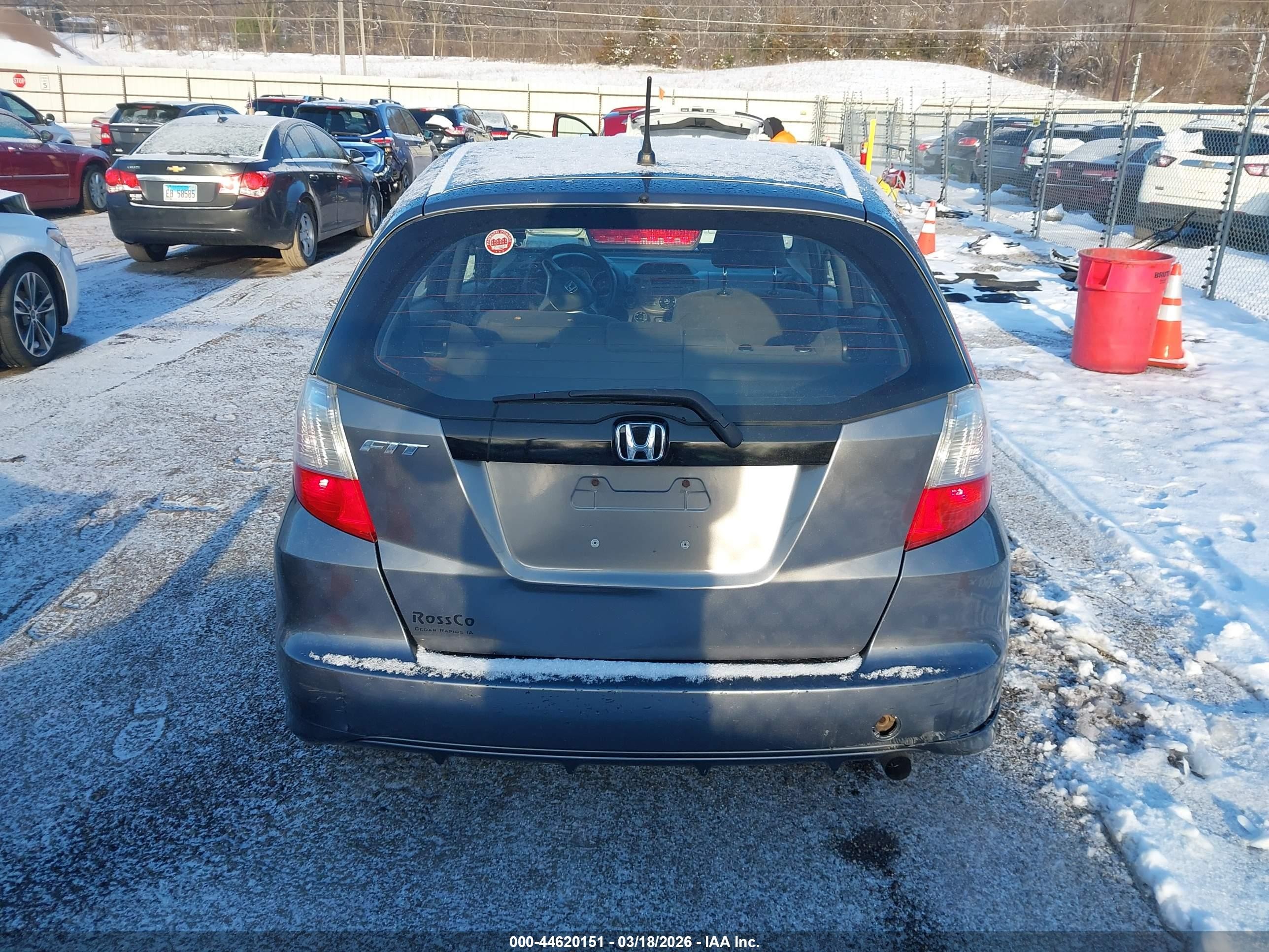 2013 Honda Fit   Gray vin: JHMGE8H31DC071742