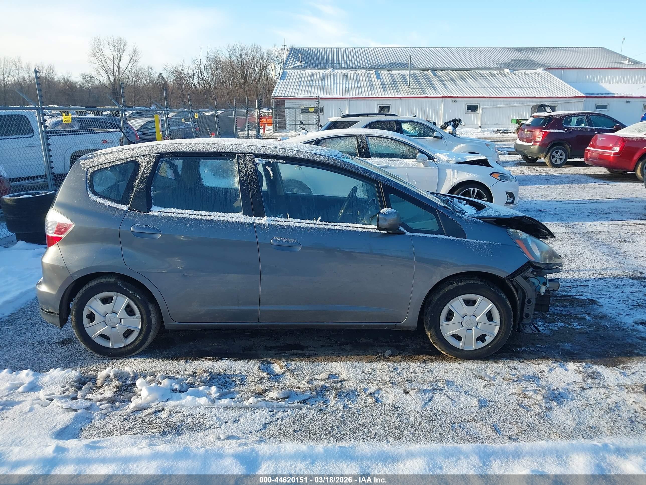 2013 Honda Fit   Gray vin: JHMGE8H31DC071742