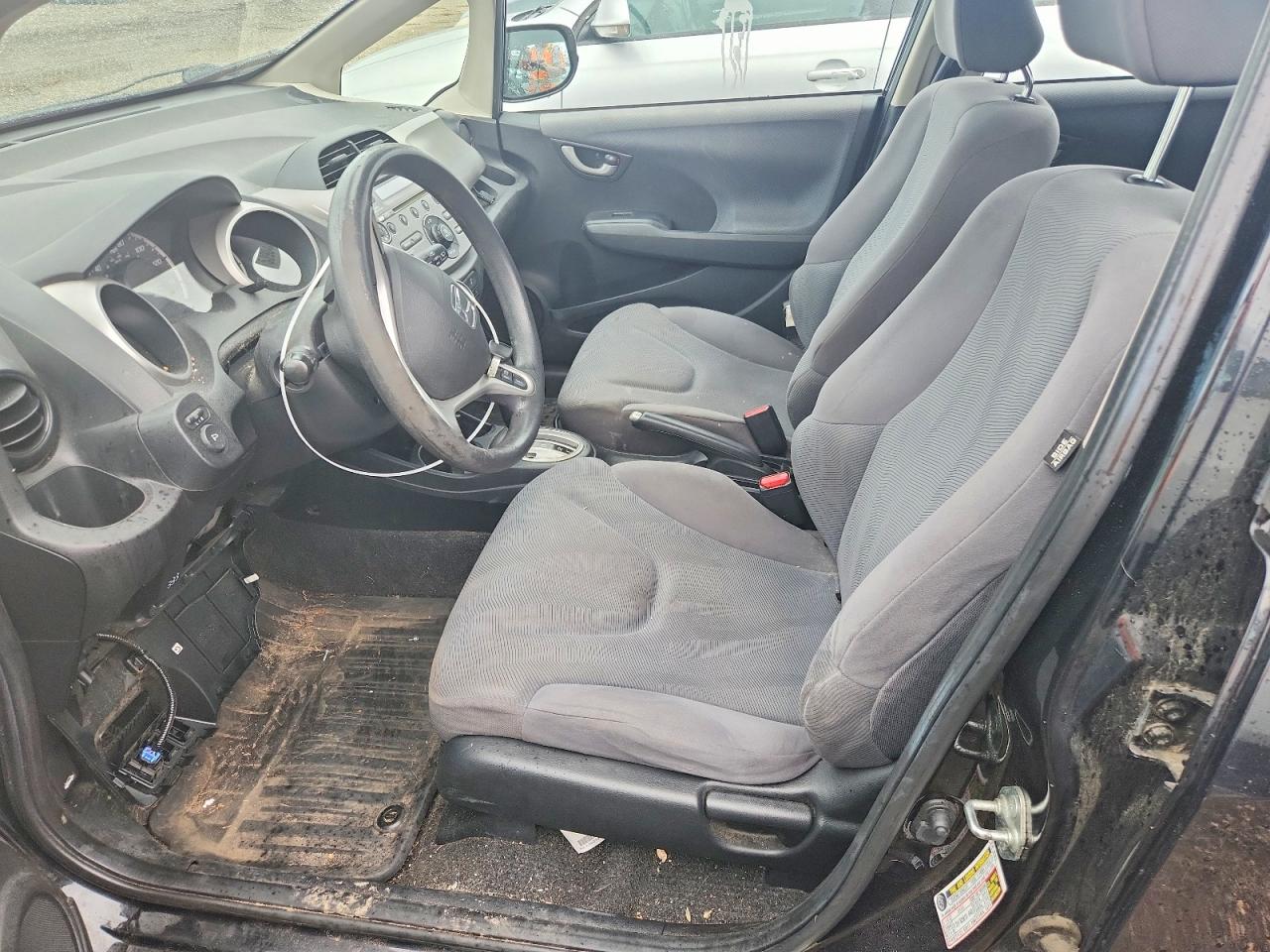 2012 Honda Fit Black vin: JHMGE8H32CC005649