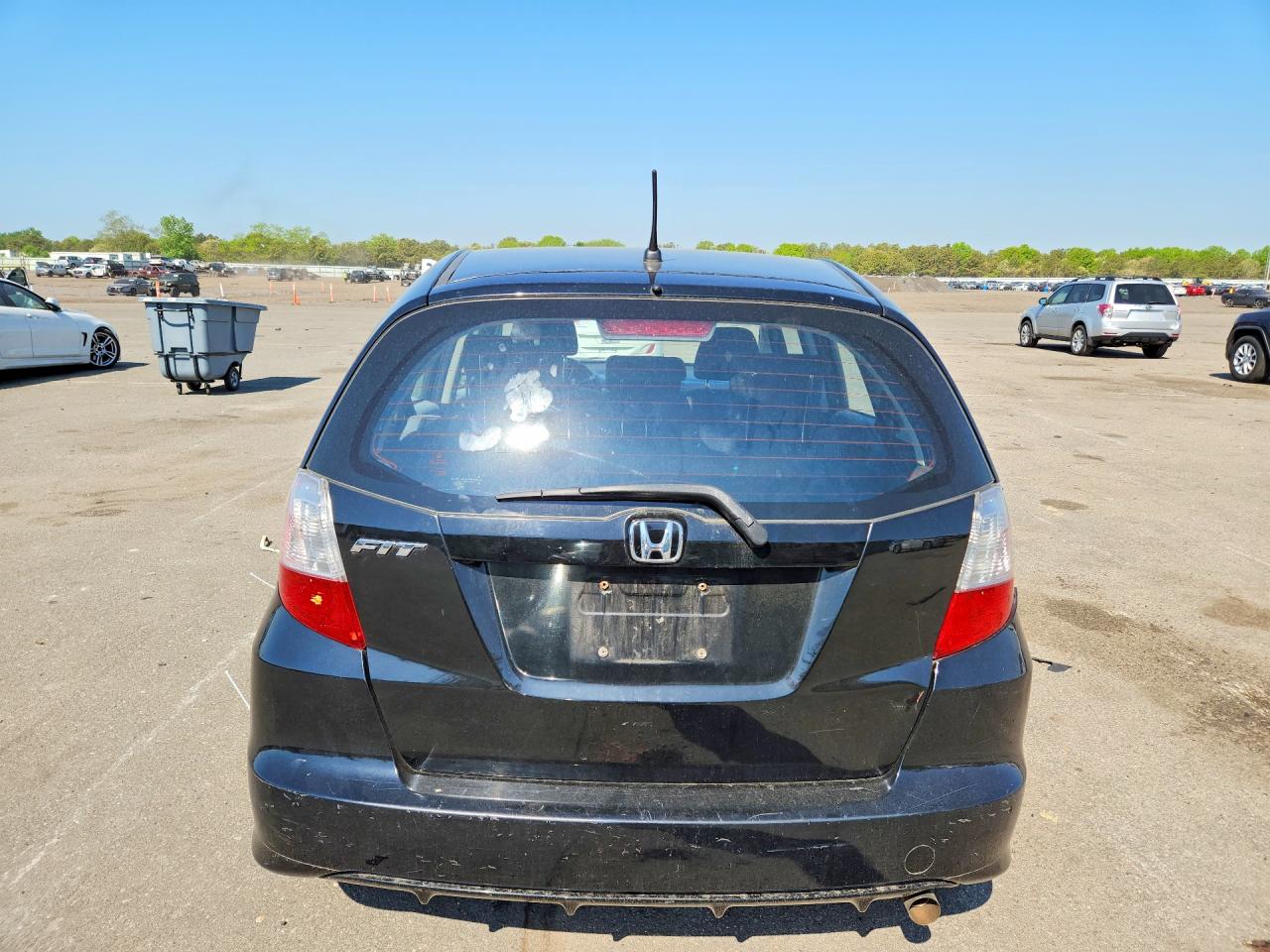 2012 Honda Fit Black vin: JHMGE8H32CC005649