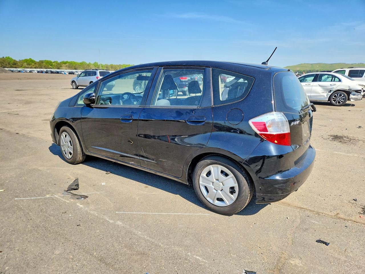 2012 Honda Fit Black vin: JHMGE8H32CC005649