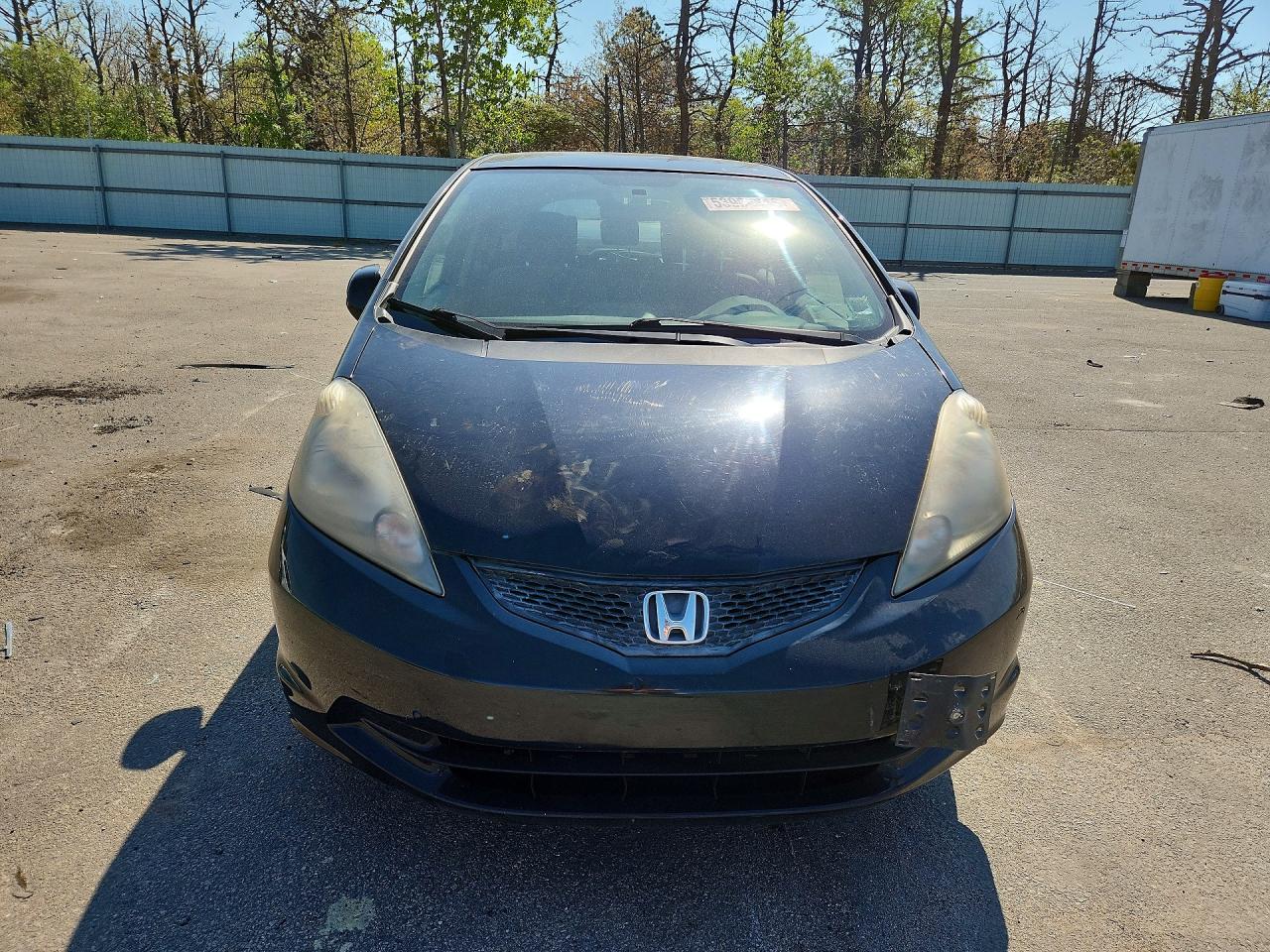 2012 Honda Fit Black vin: JHMGE8H32CC005649