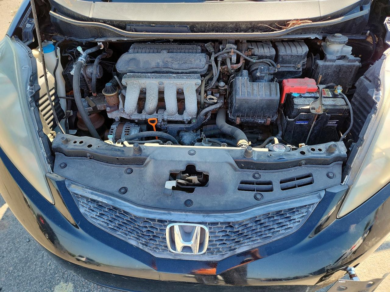 2012 Honda Fit Black vin: JHMGE8H32CC005649