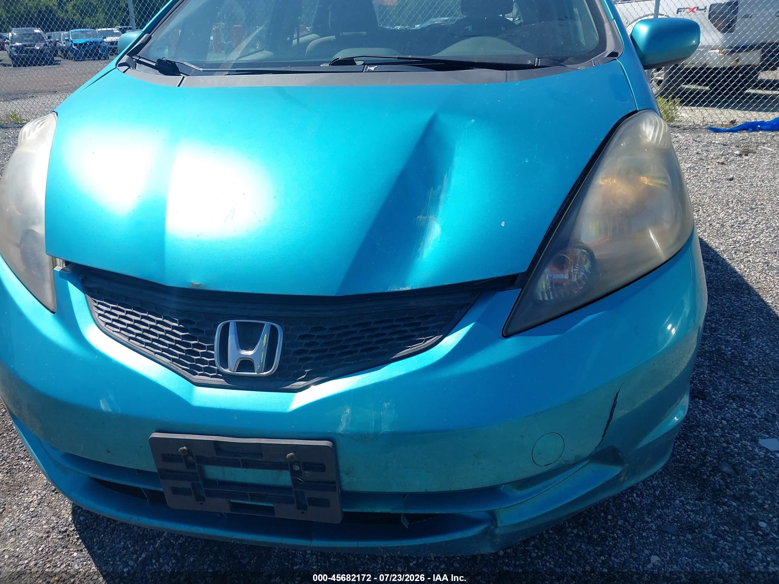2012 Honda Fit   Teal vin: JHMGE8H32CC035301