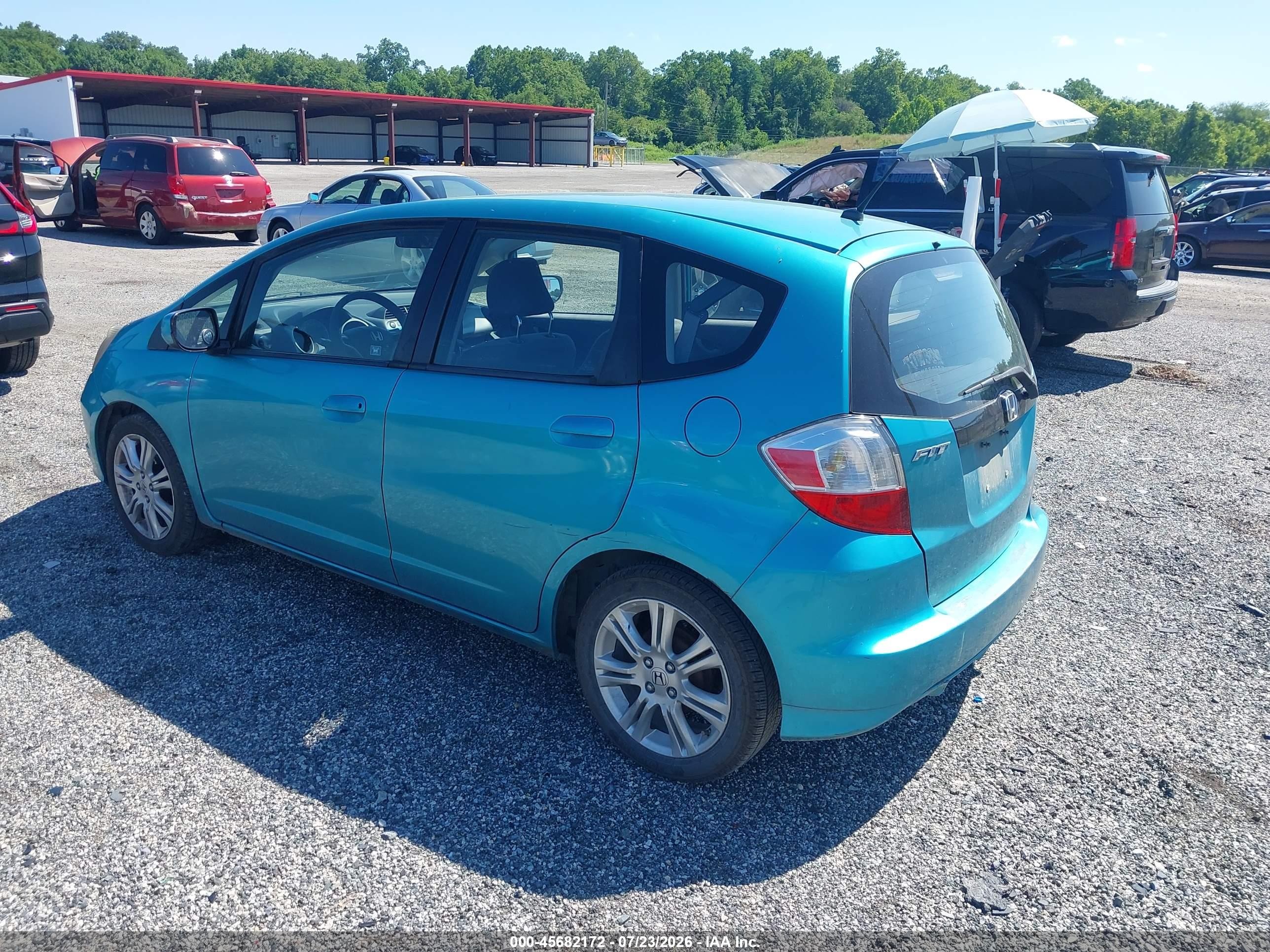 2012 Honda Fit   Teal vin: JHMGE8H32CC035301