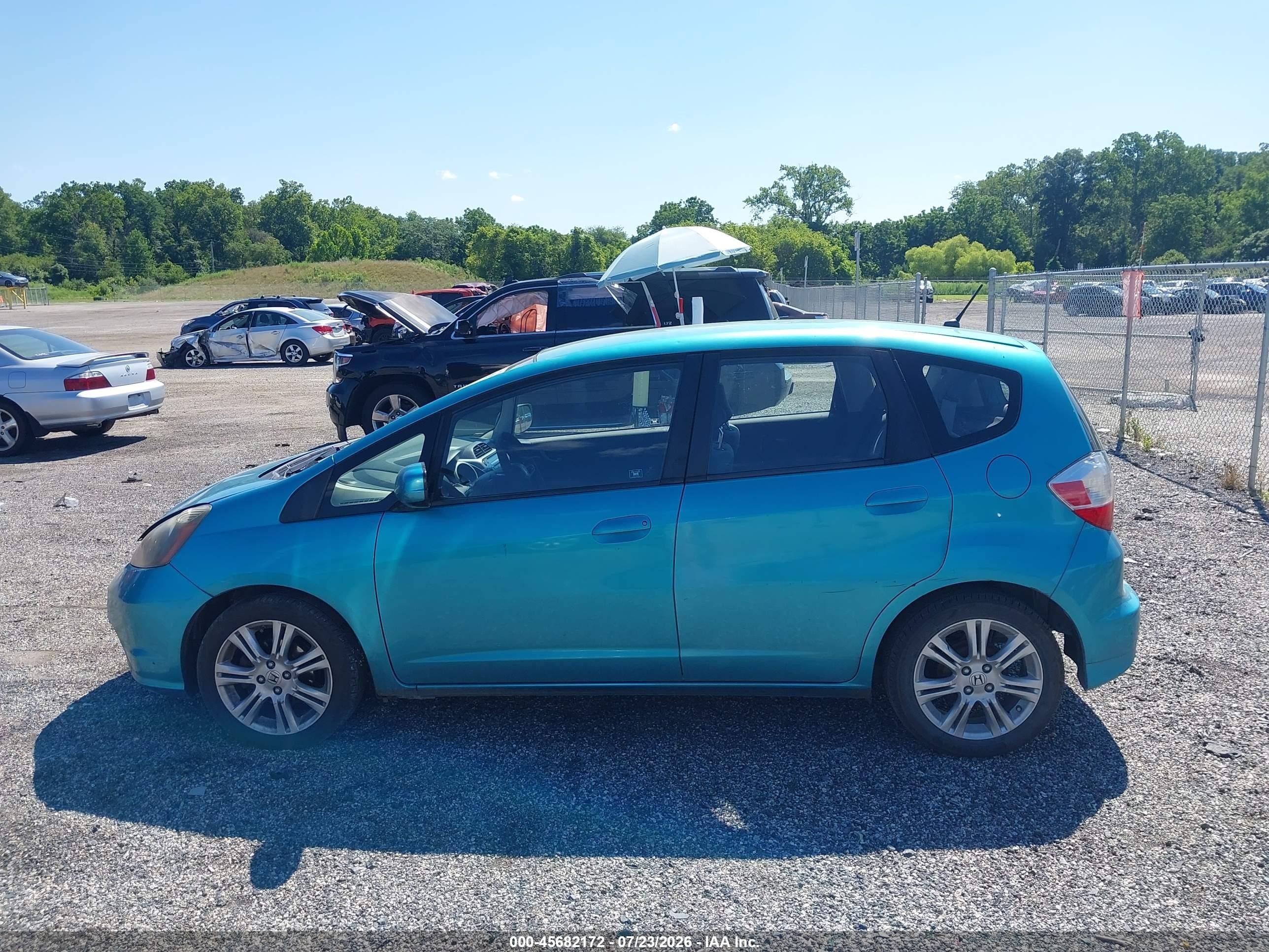 2012 Honda Fit   Teal vin: JHMGE8H32CC035301