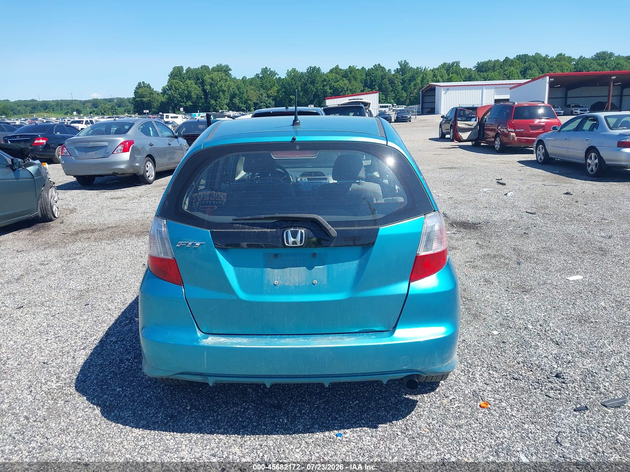 2012 Honda Fit   Teal vin: JHMGE8H32CC035301