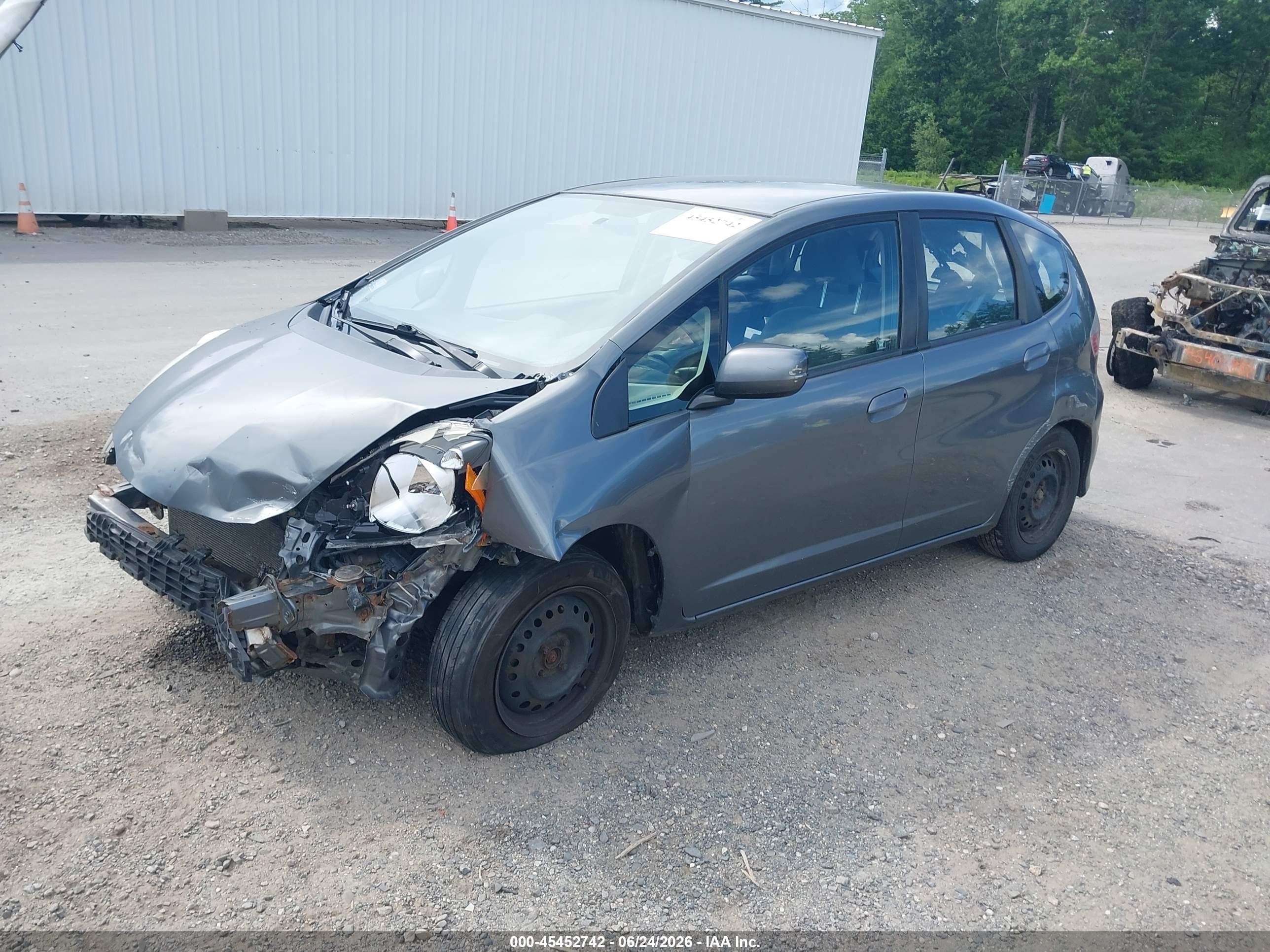 2012 Honda Fit   Серый vin: JHMGE8H32CS008279