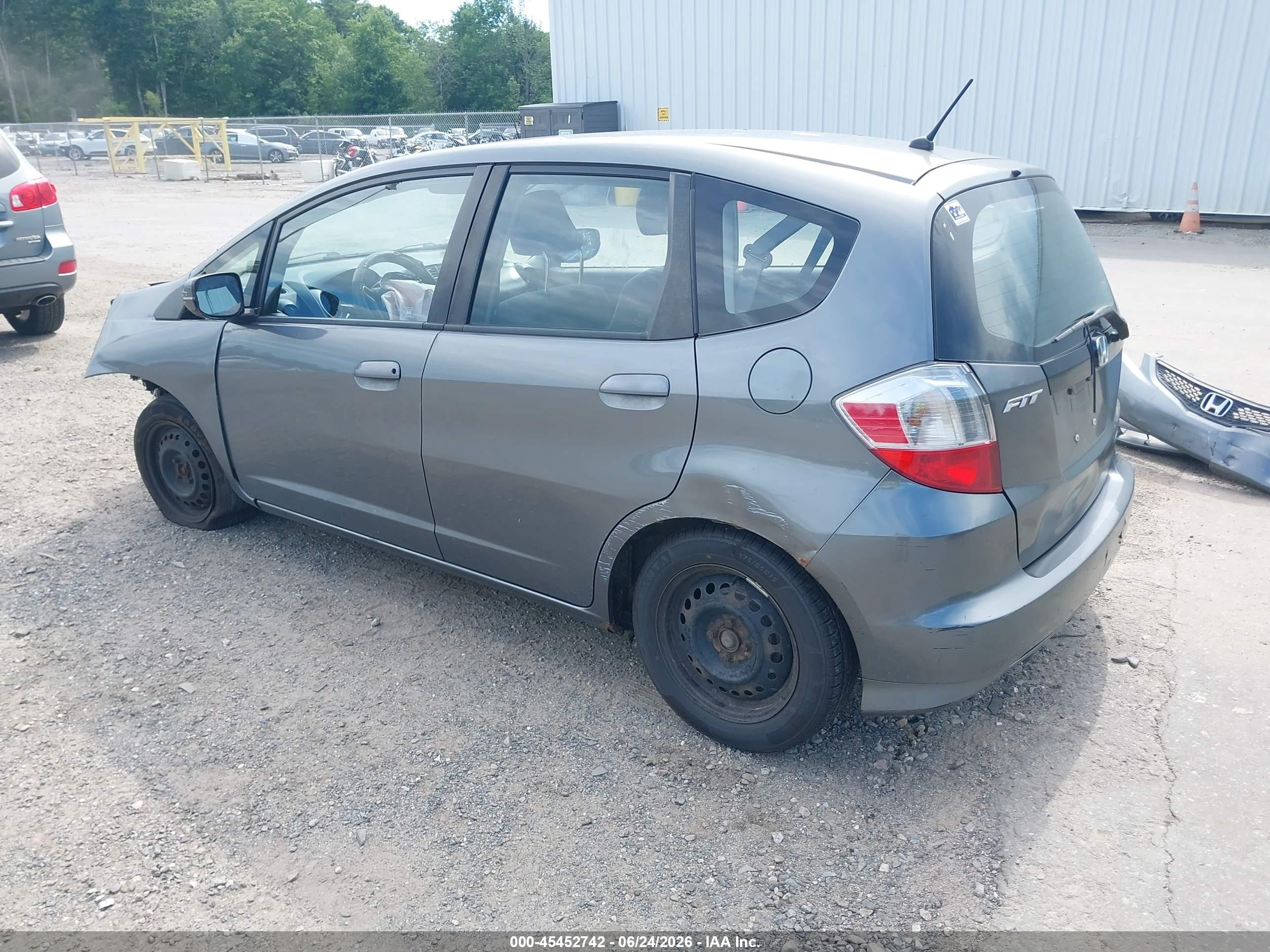 2012 Honda Fit   Серый vin: JHMGE8H32CS008279