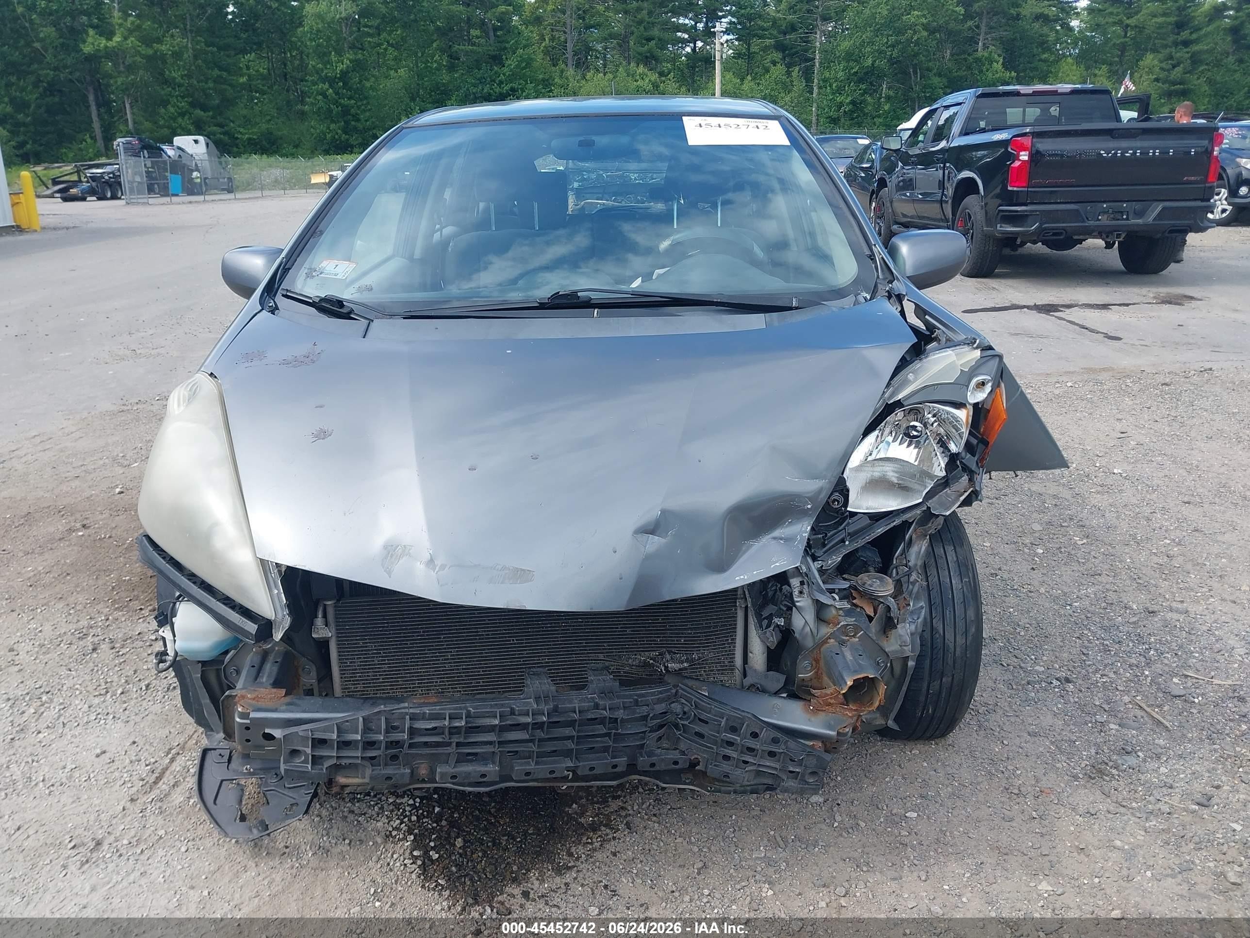 2012 Honda Fit   Серый vin: JHMGE8H32CS008279