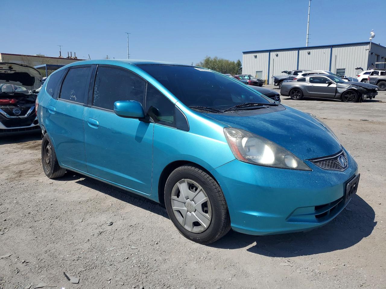 2013 Honda Fit Blue vin: JHMGE8H32DC019729