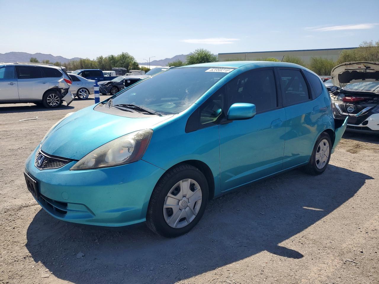 2013 Honda Fit Blue vin: JHMGE8H32DC019729