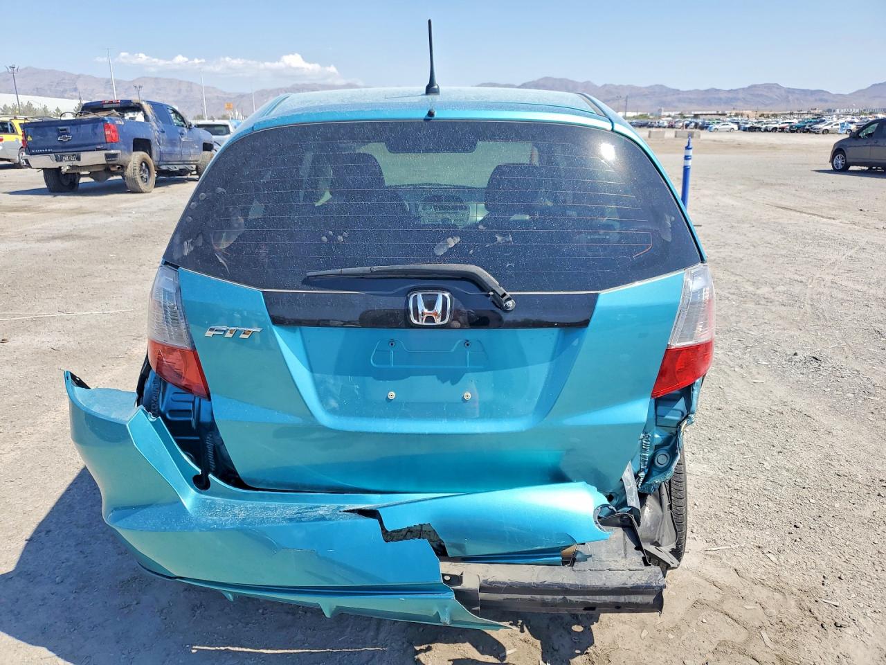 2013 Honda Fit Blue vin: JHMGE8H32DC019729