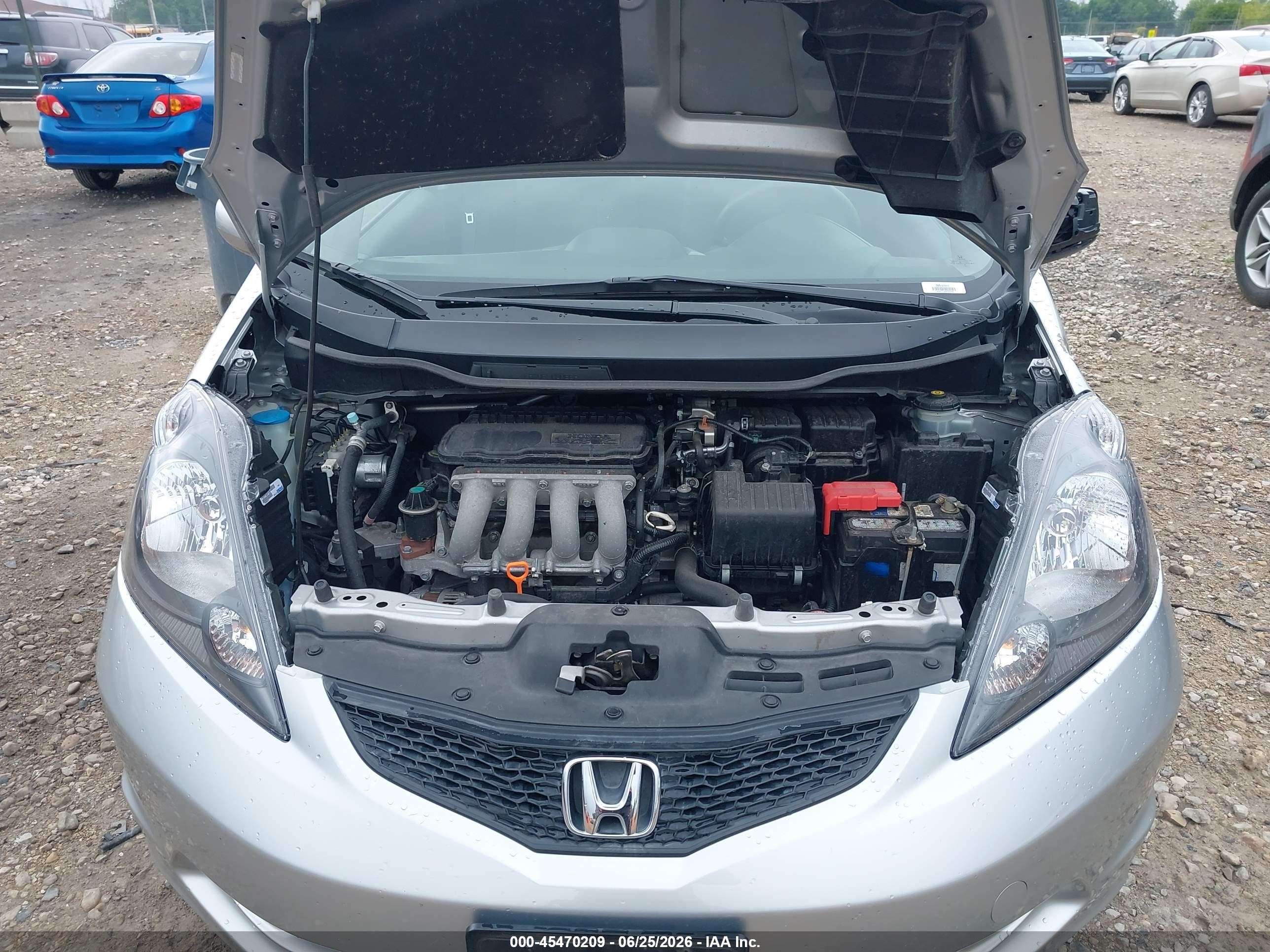 2013 Honda Fit Gray vin: JHMGE8H32DC026342