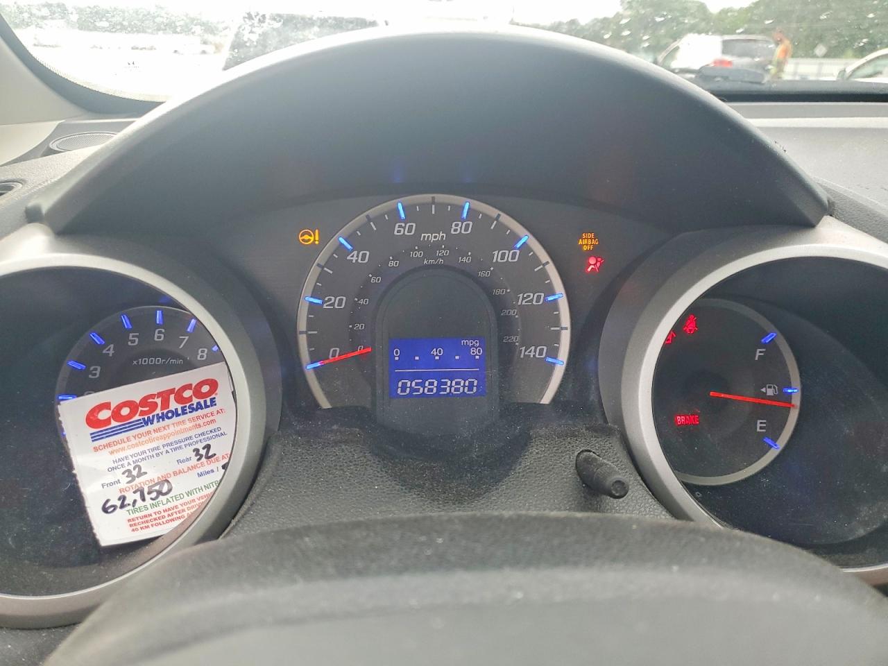2013 Honda Fit Gray vin: JHMGE8H32DC063746