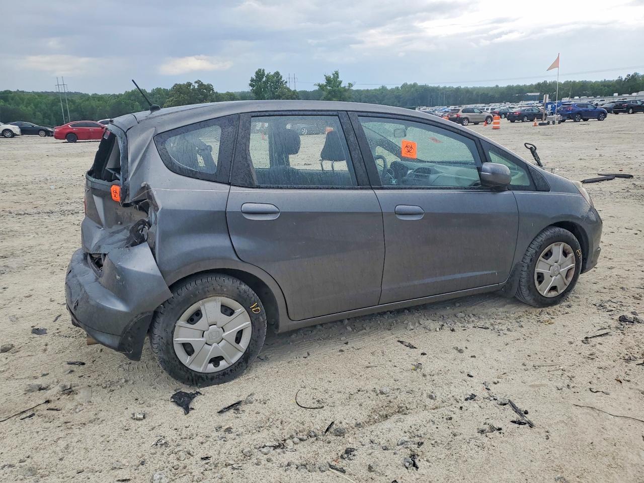 2013 Honda Fit Gray vin: JHMGE8H32DC063746