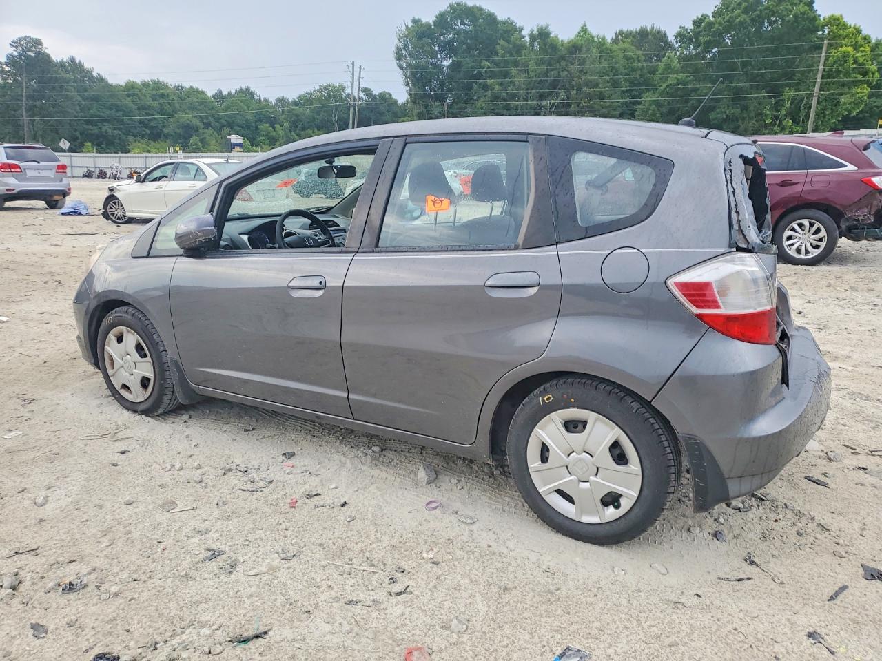 2013 Honda Fit Gray vin: JHMGE8H32DC063746