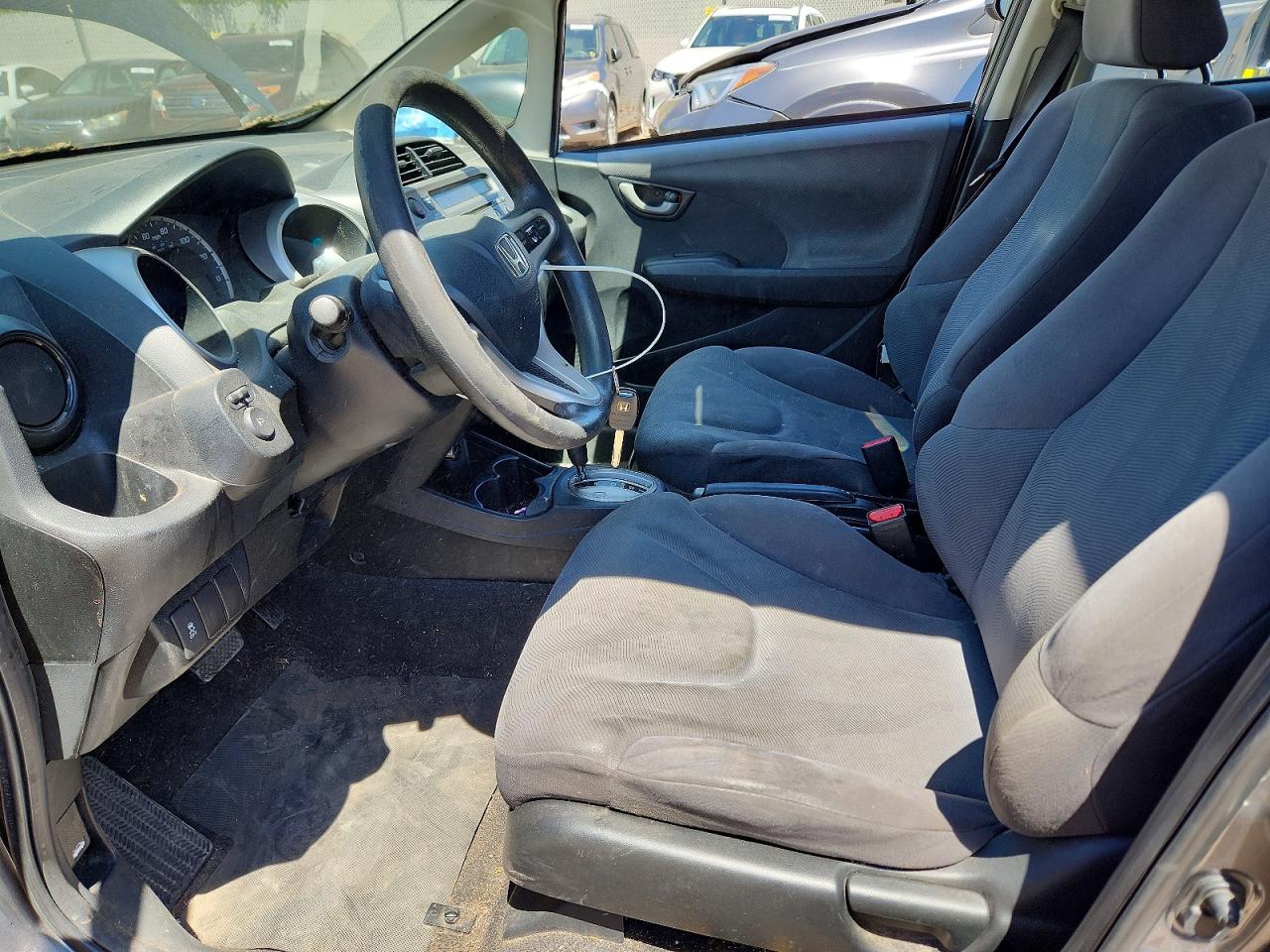 2013 Honda Fit Gray vin: JHMGE8H32DC074262