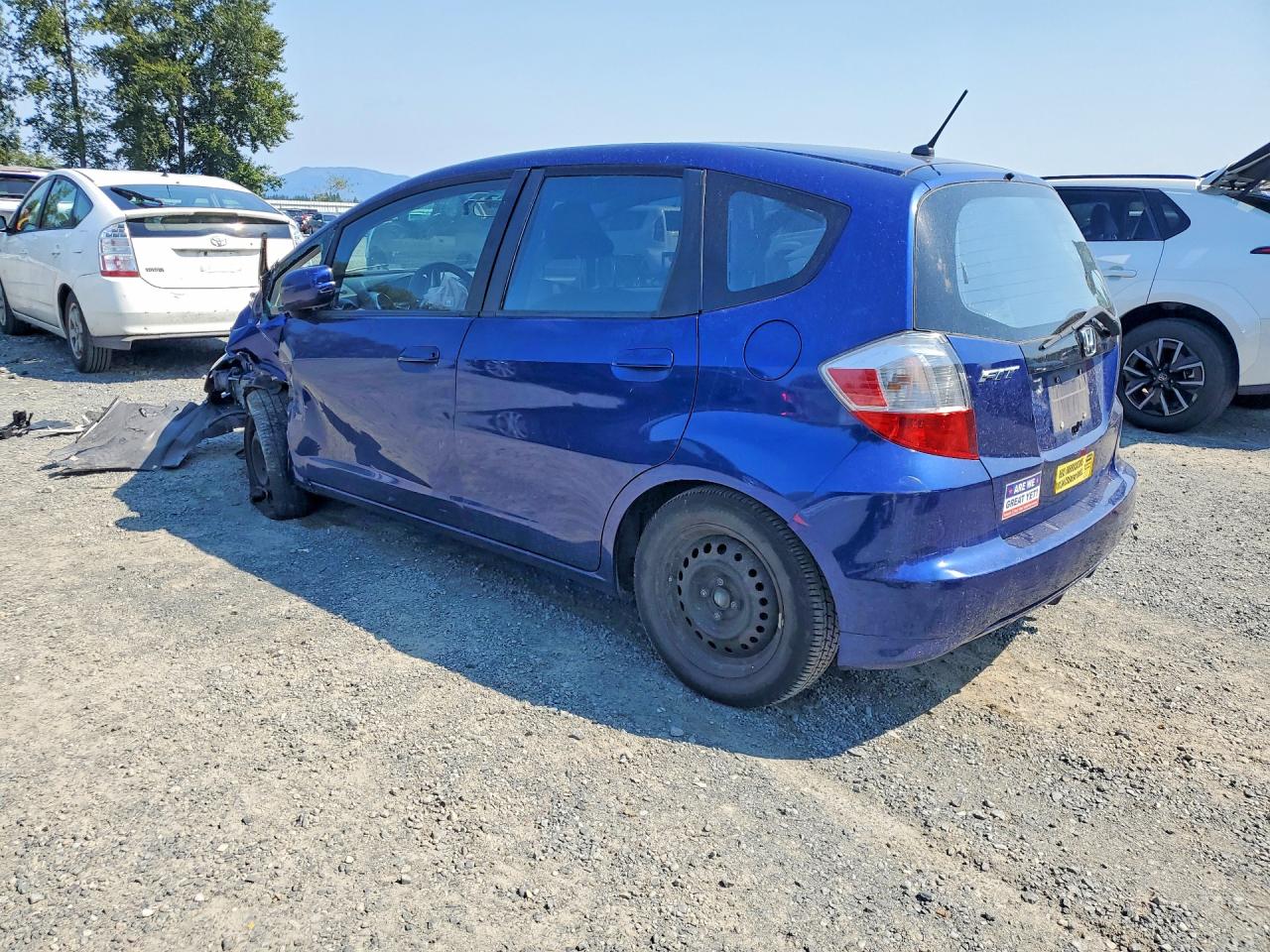 2013 Honda Fit Blue vin: JHMGE8H32DC075248