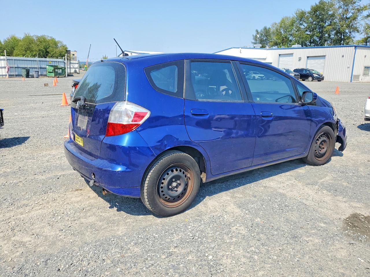 2013 Honda Fit Blue vin: JHMGE8H32DC075248