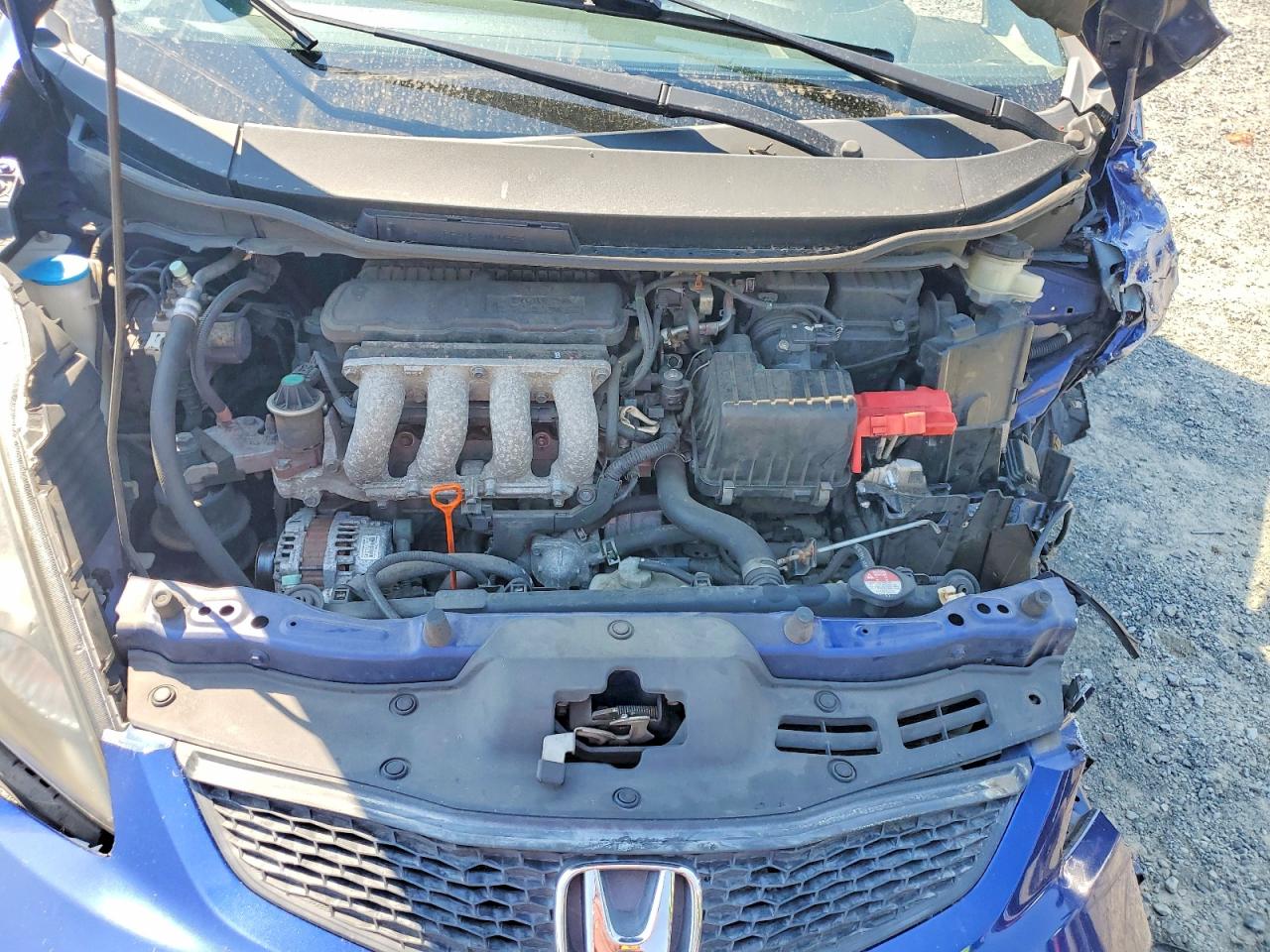 2013 Honda Fit Blue vin: JHMGE8H32DC075248