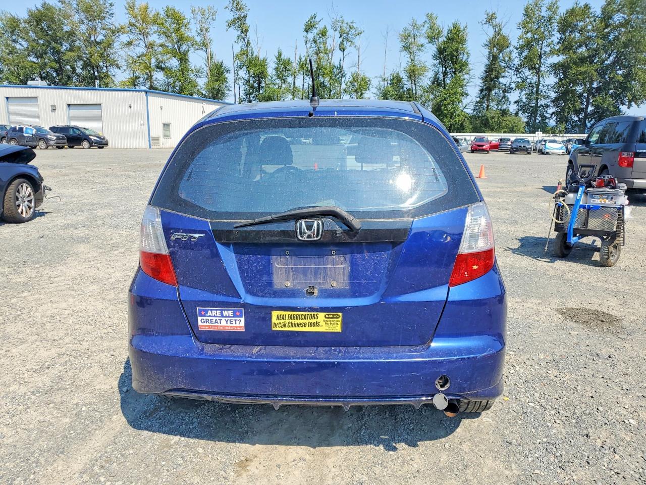 2013 Honda Fit Blue vin: JHMGE8H32DC075248