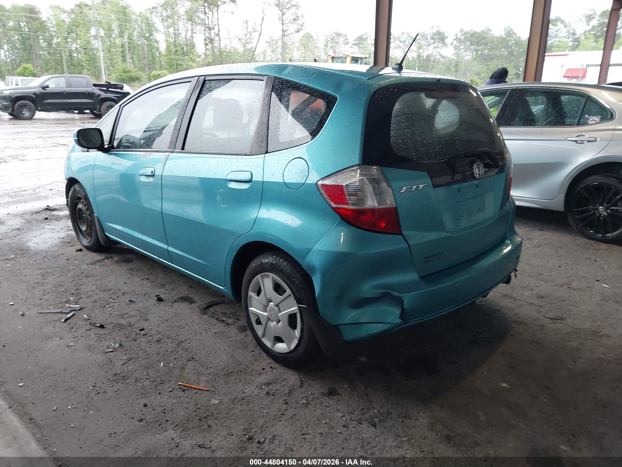 2012 Honda Fit   Blue vin: JHMGE8H33CC003828