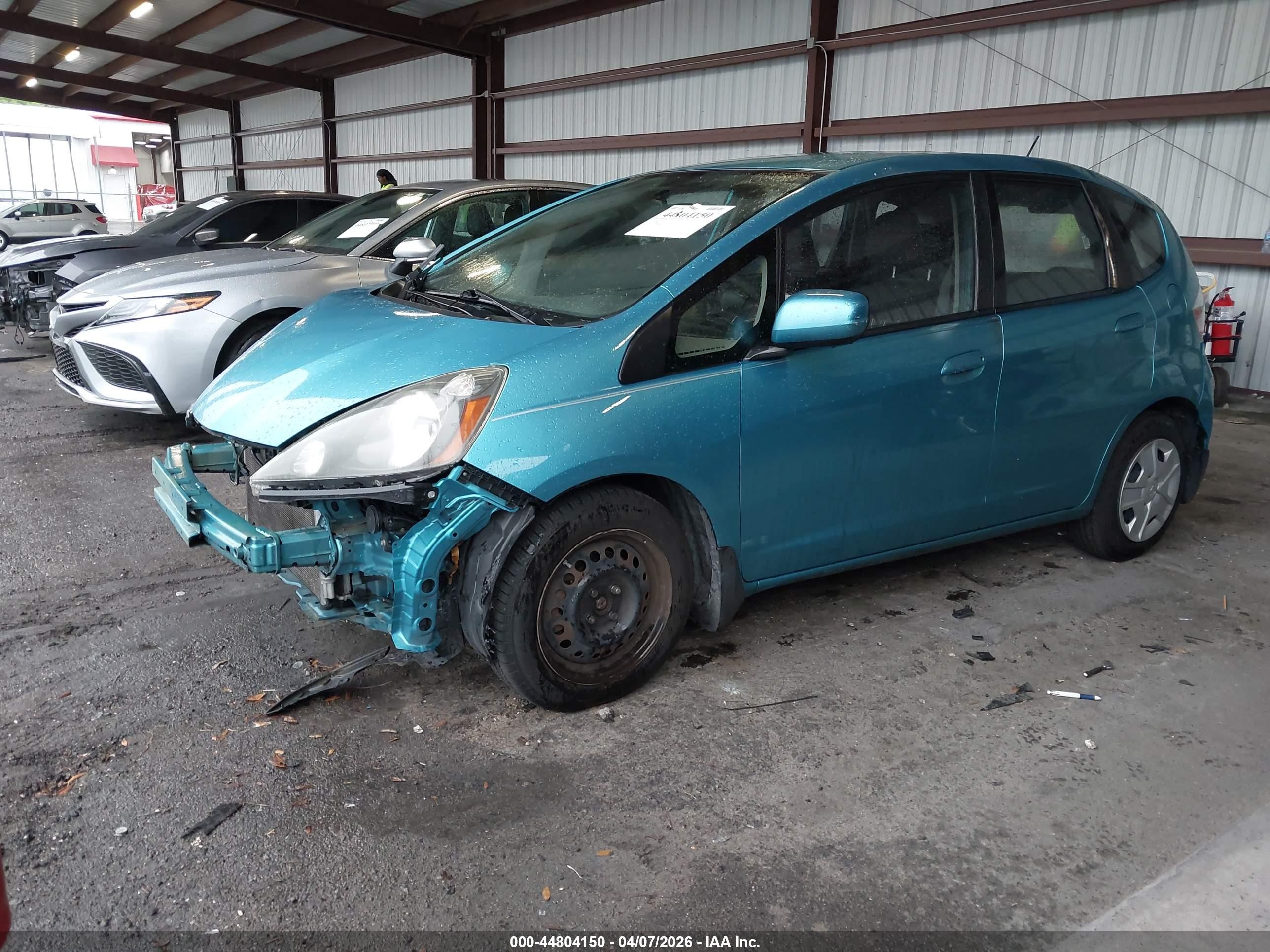 2012 Honda Fit   Blue vin: JHMGE8H33CC003828