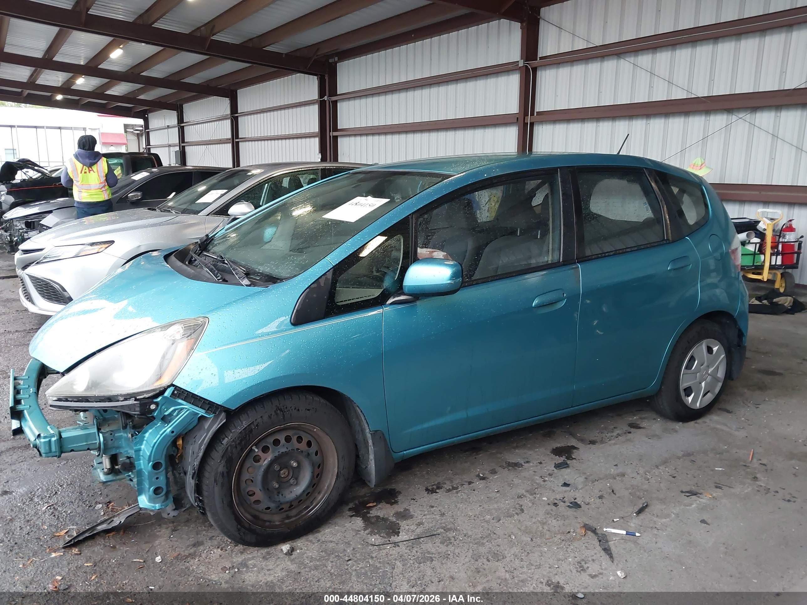 2012 Honda Fit   Blue vin: JHMGE8H33CC003828
