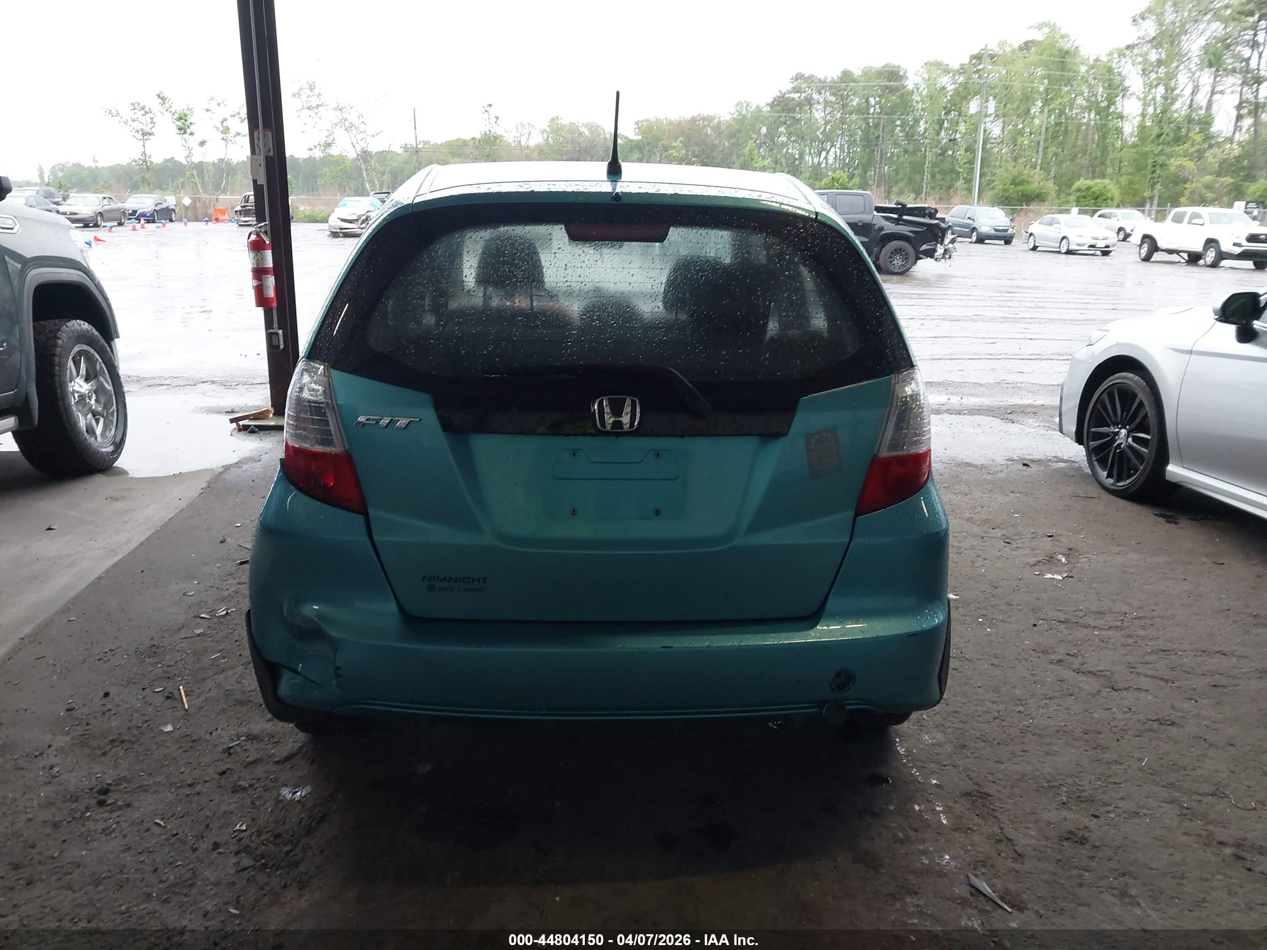 2012 Honda Fit   Blue vin: JHMGE8H33CC003828