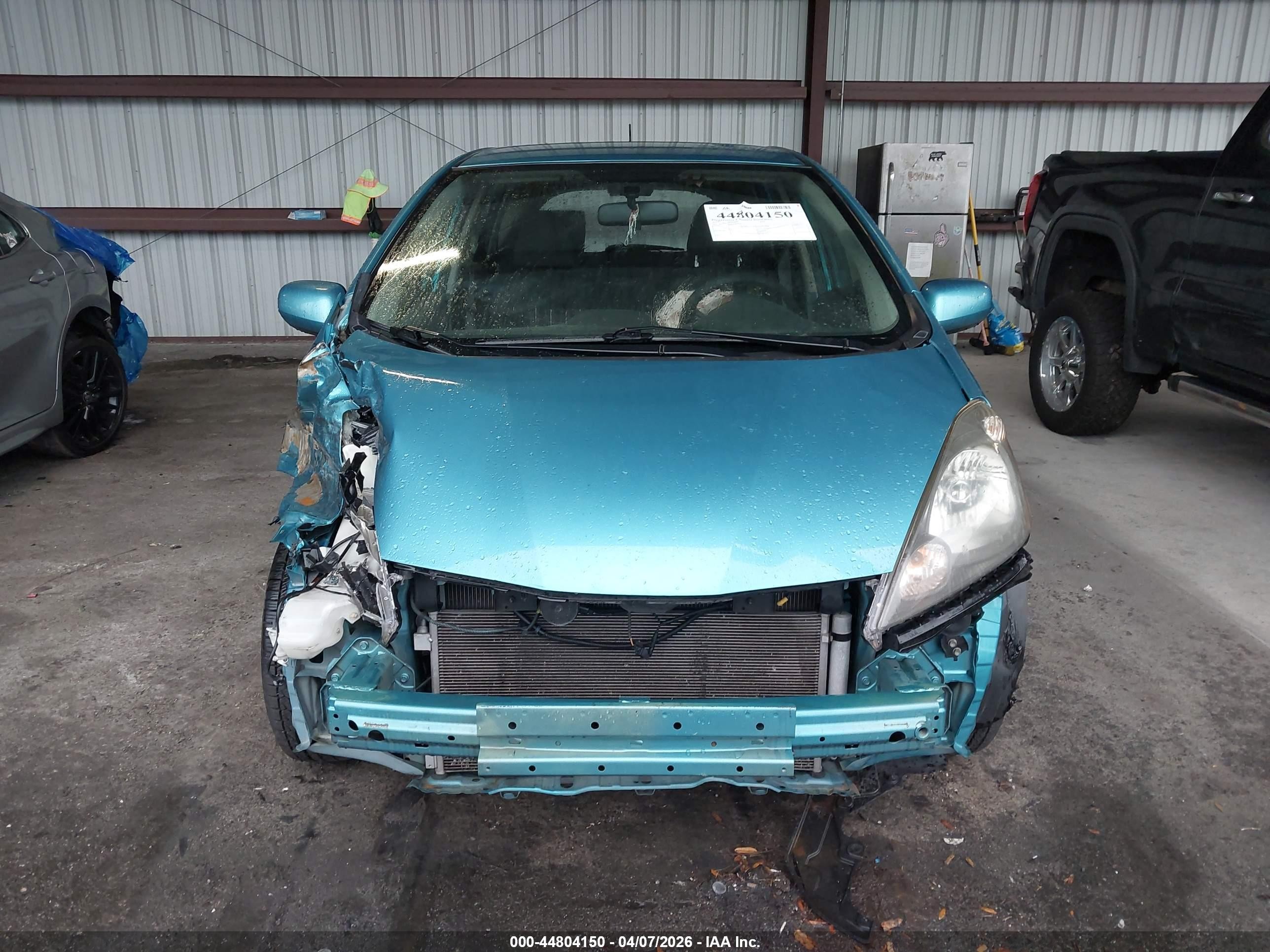2012 Honda Fit   Blue vin: JHMGE8H33CC003828