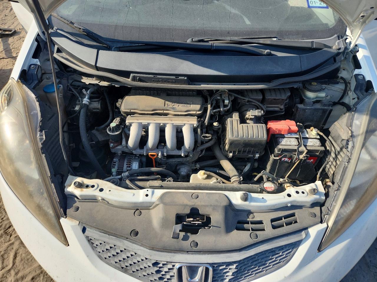 2012 Honda Fit Белый vin: JHMGE8H33CC024789