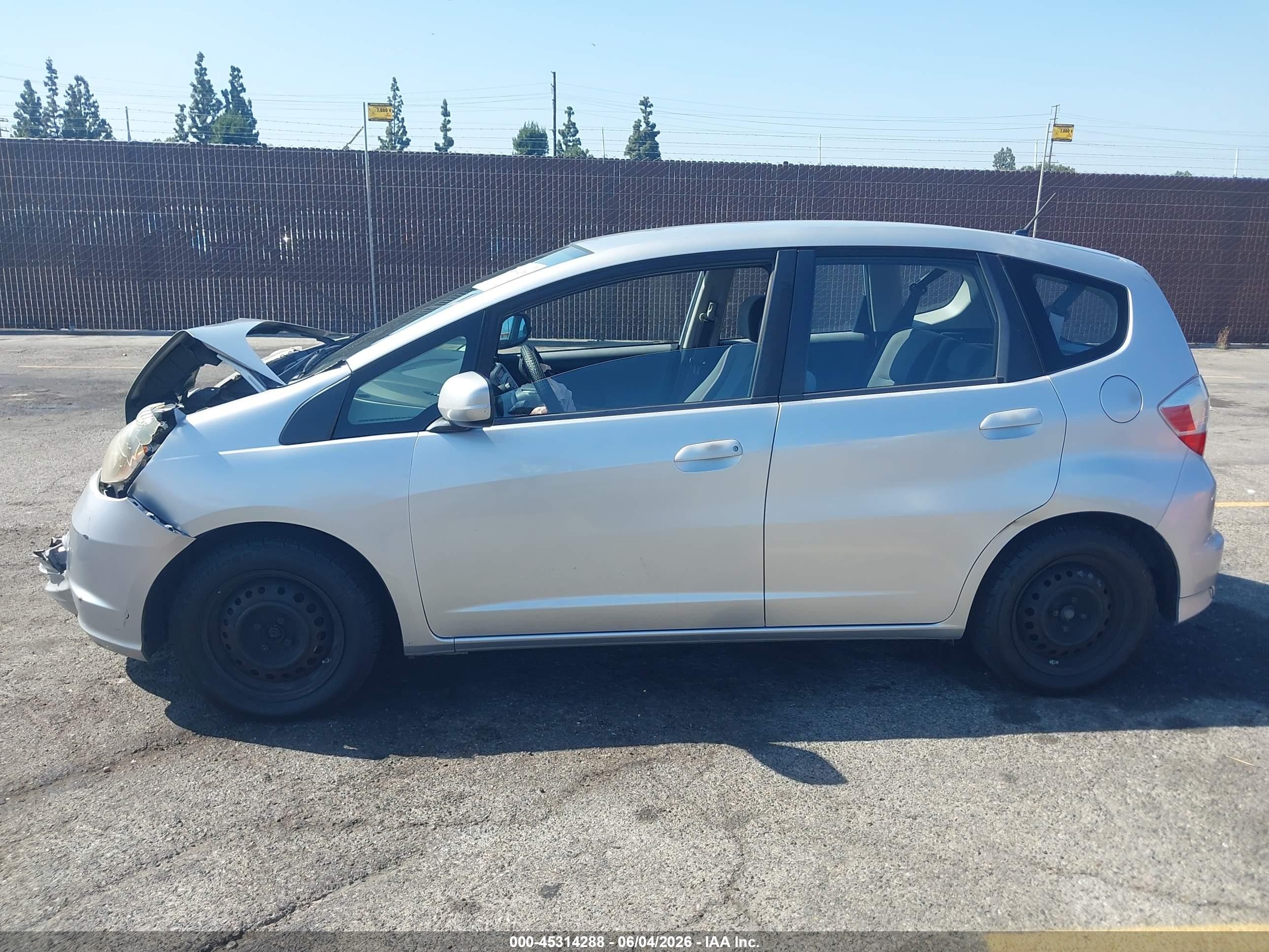 2012 Honda Fit   Silver vin: JHMGE8H33CC025313