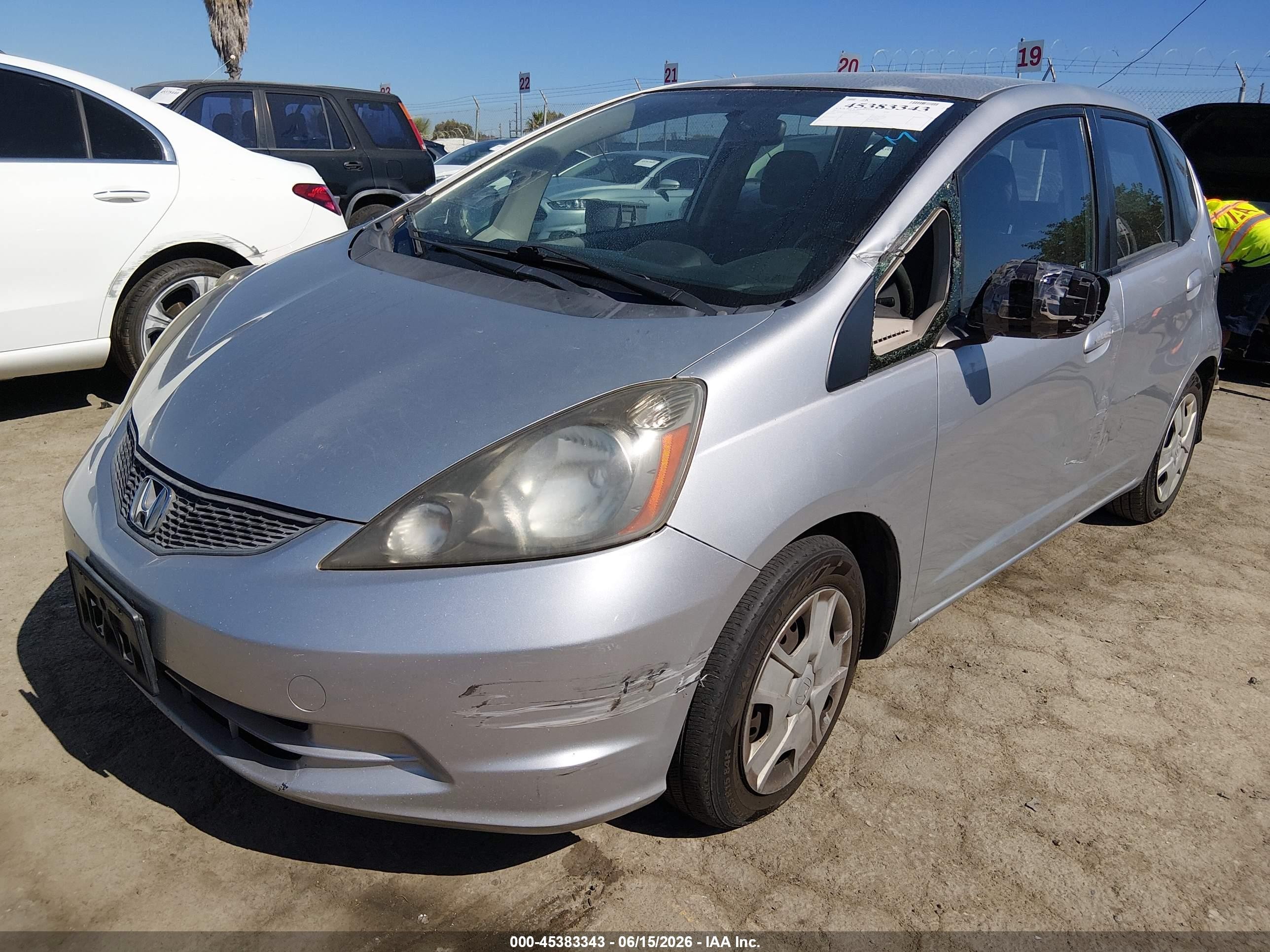 2012 Honda Fit   Gray vin: JHMGE8H33CC039342