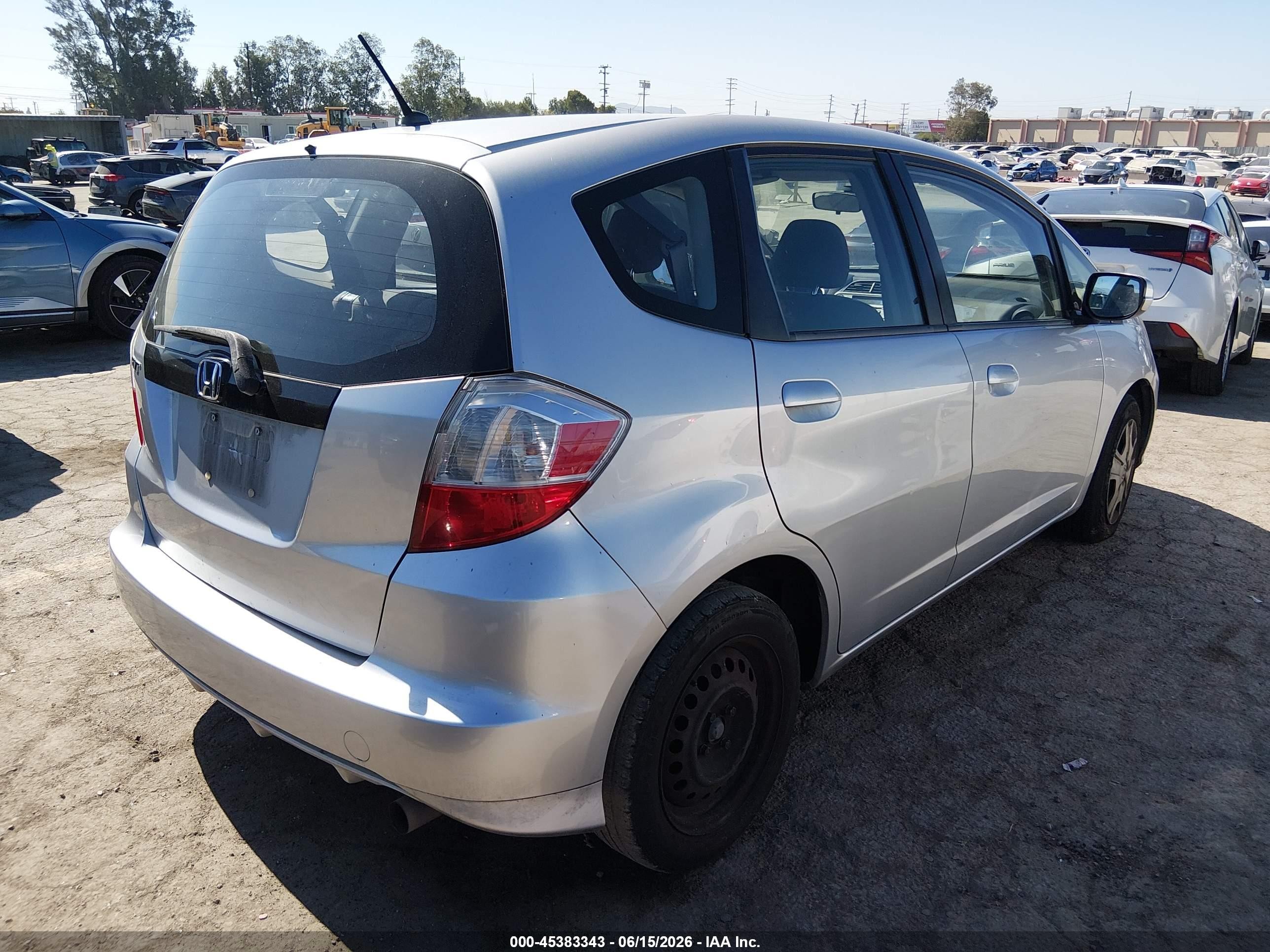 2012 Honda Fit   Gray vin: JHMGE8H33CC039342