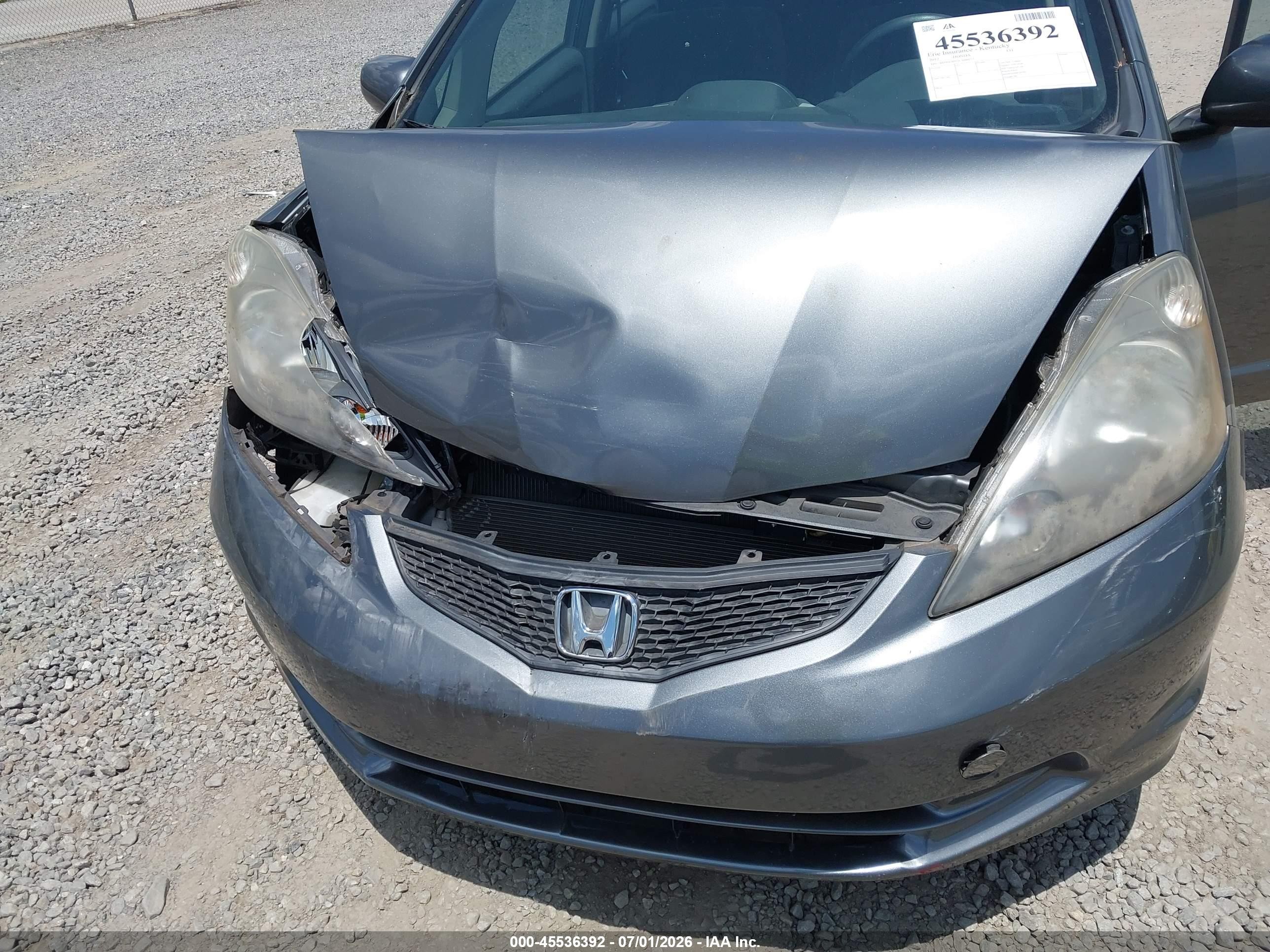 2012 Honda Fit Gray vin: JHMGE8H33CS000255
