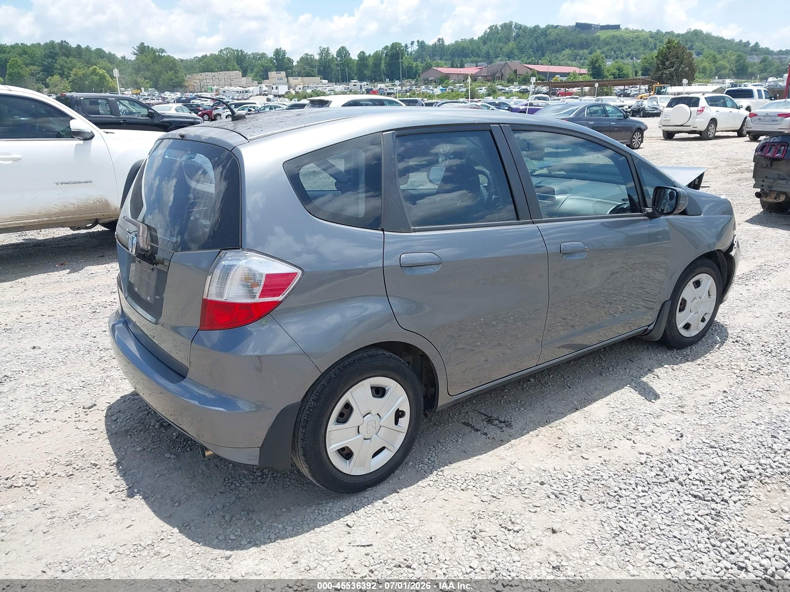 2012 Honda Fit Gray vin: JHMGE8H33CS000255