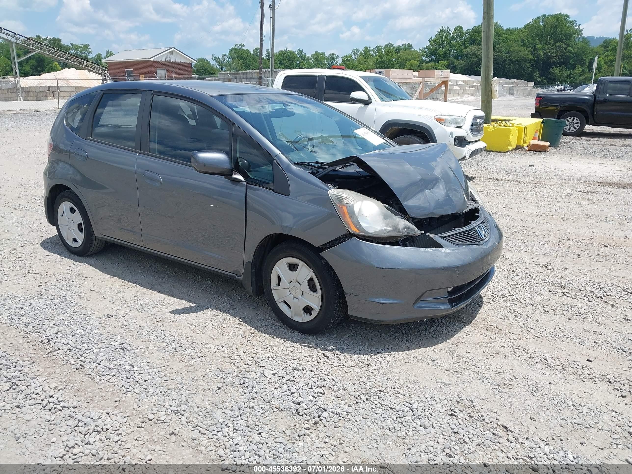 2012 Honda Fit Gray vin: JHMGE8H33CS000255