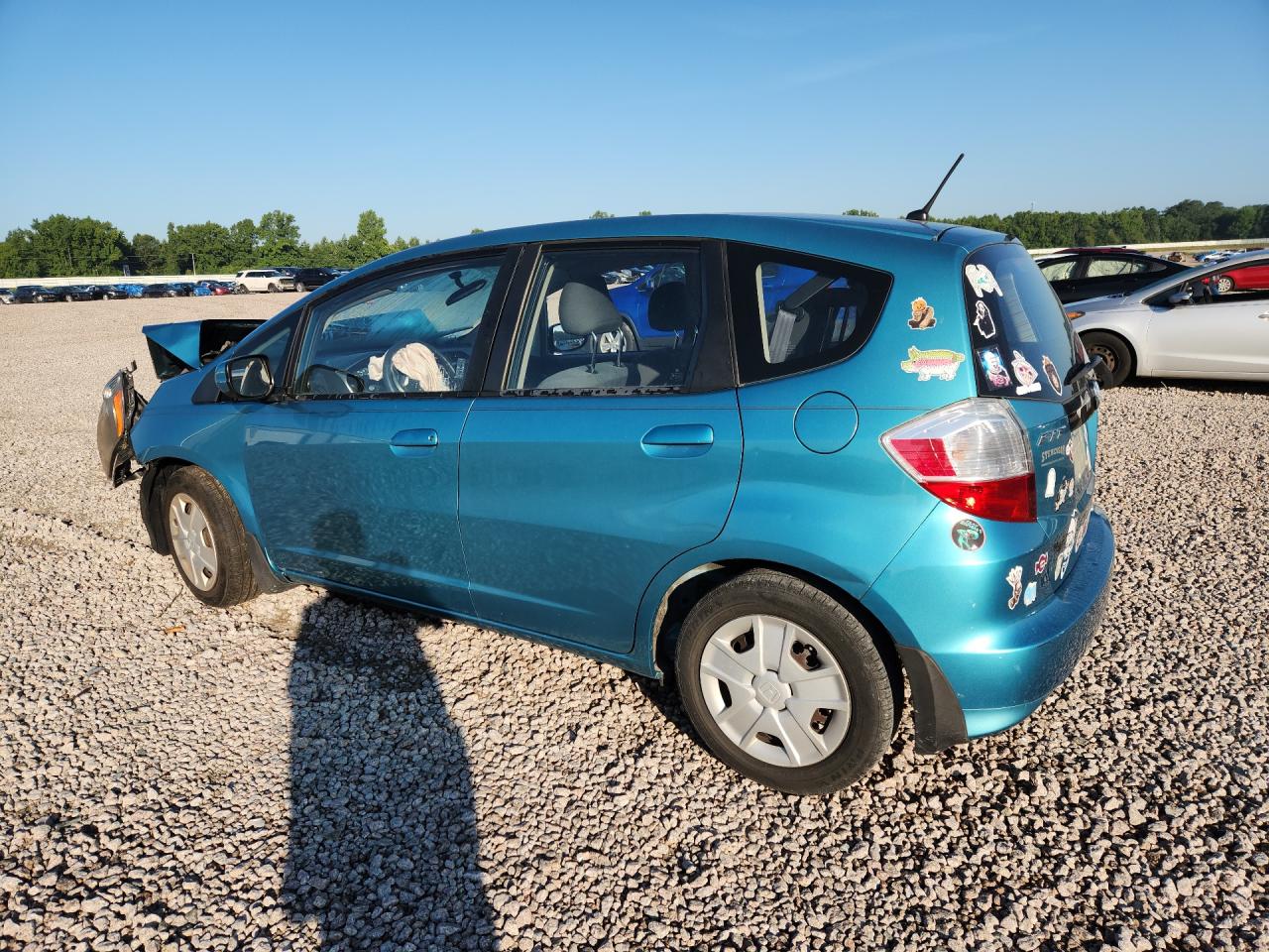 2013 Honda Fit Turquoise vin: JHMGE8H33DC010327