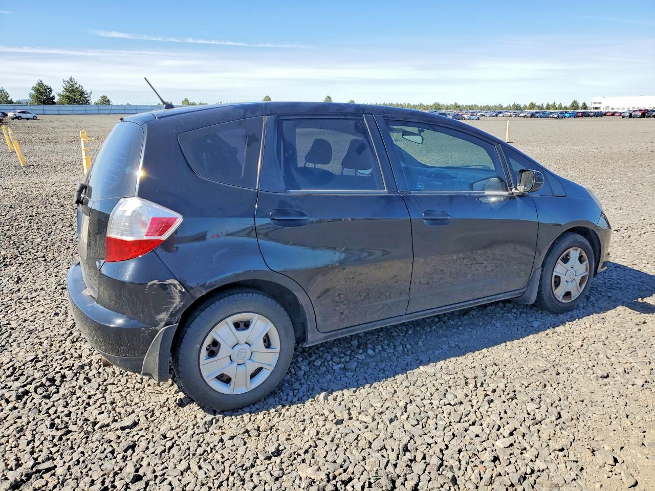 2013 Honda Fit Black vin: JHMGE8H33DC015205