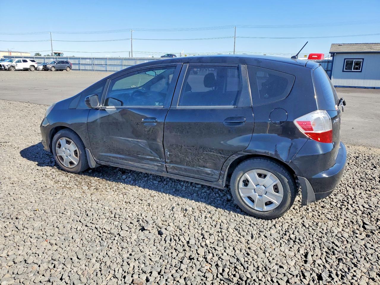 2013 Honda Fit Black vin: JHMGE8H33DC015205