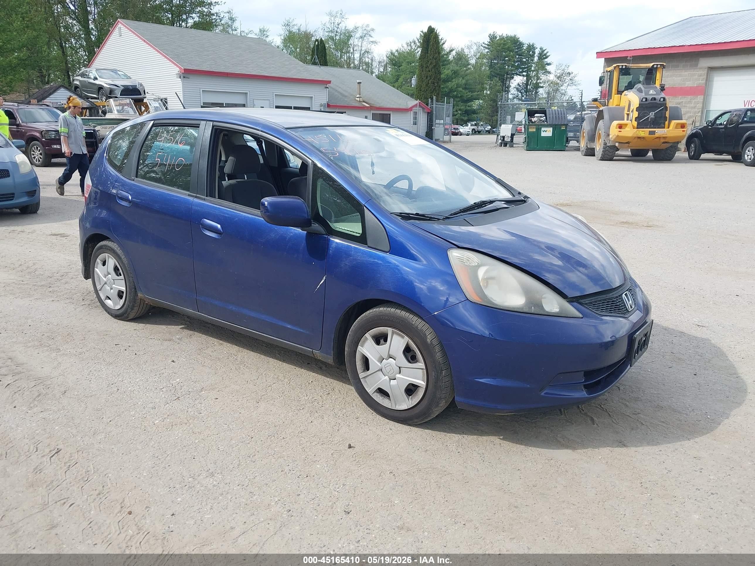 2013 Honda Fit   Blue vin: JHMGE8H33DC015771