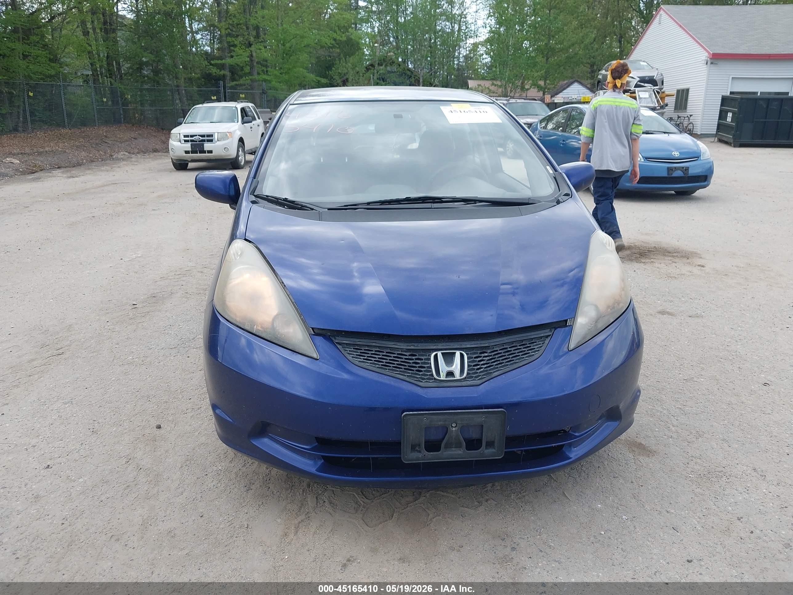 2013 Honda Fit   Синий vin: JHMGE8H33DC015771